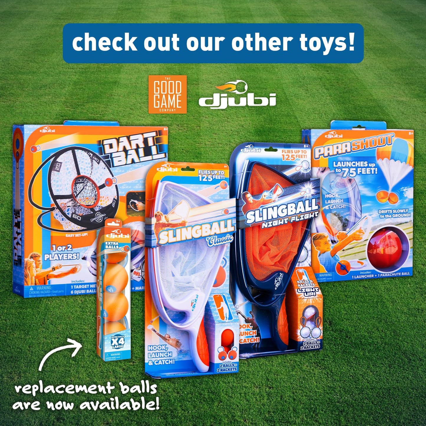 Djubi Slingball- The Coolest New Twist on The Game of Catch!