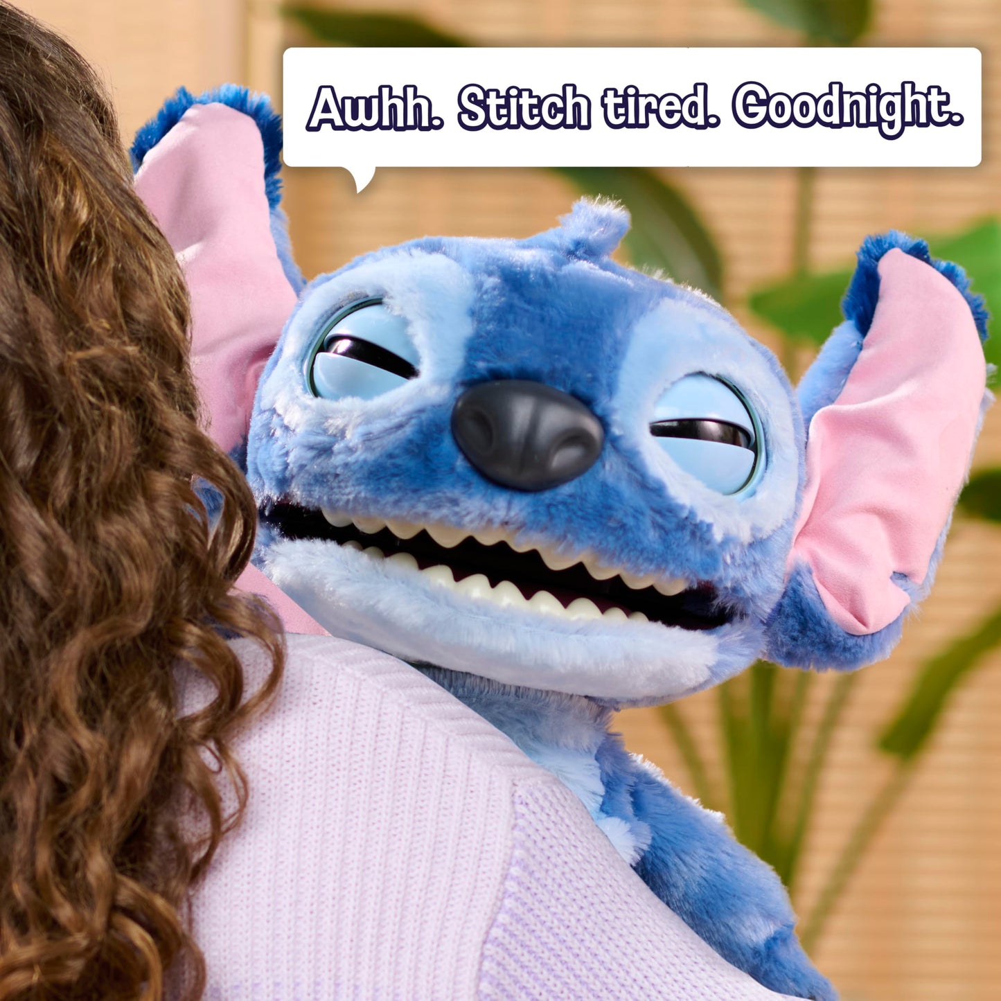 Stitch Live Action Feature Plush, Kids Toys for Ages 3 Up, Gifts and Presents