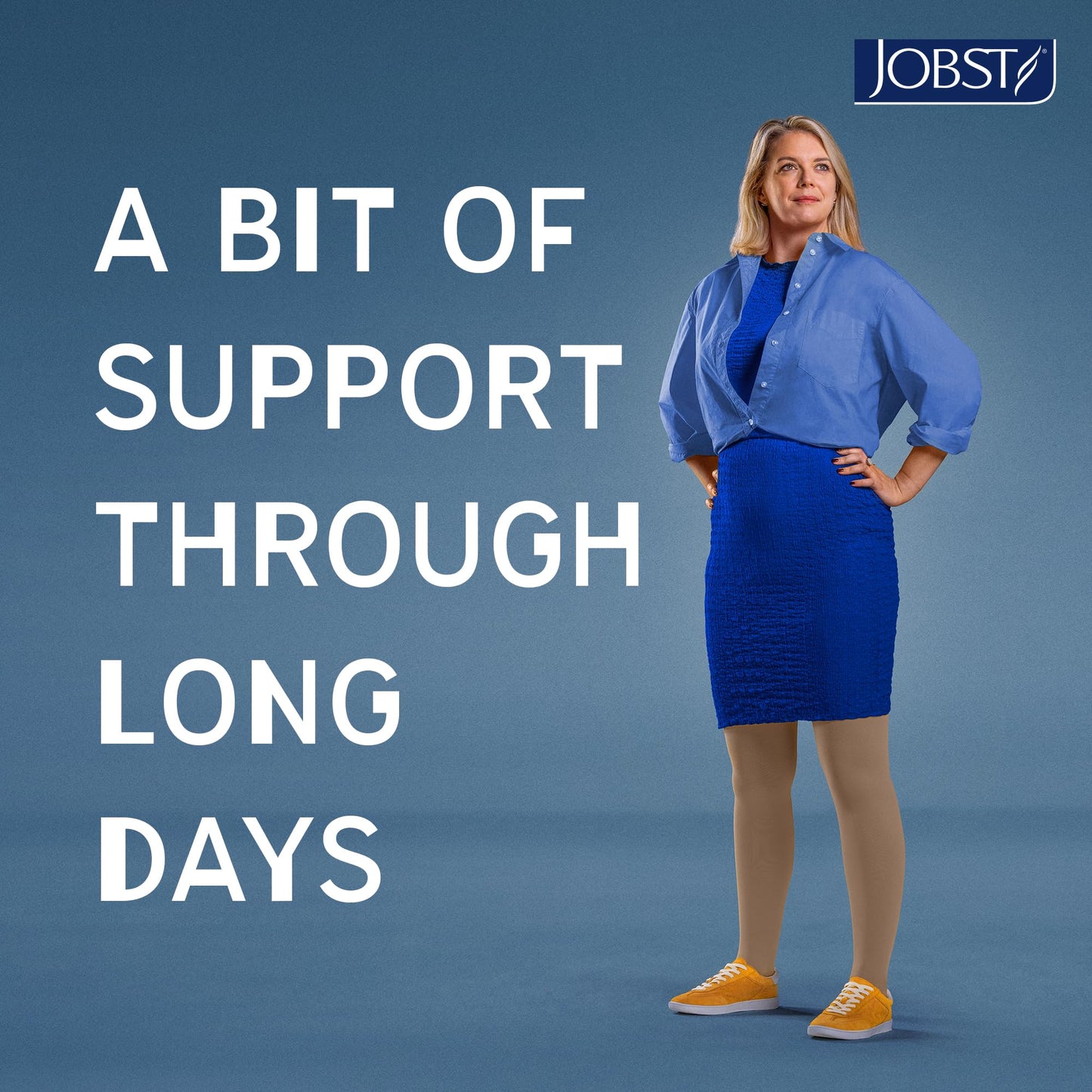 JOBST Relief Knee High Graduated Compression Socks 20-30mmHg - Comfortable Unisex Design - Closed Toe, Black, Large Full Calf