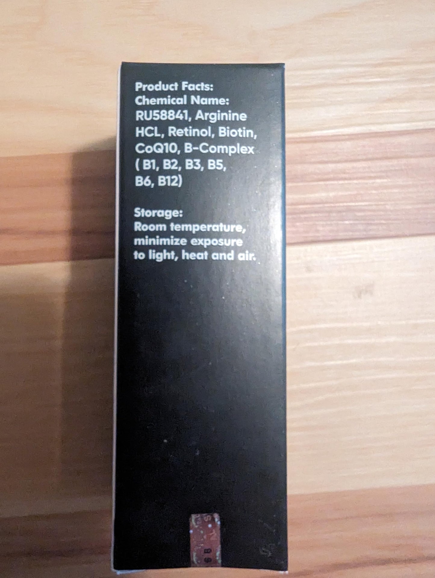 Vantanex RU58841 Plus 5% with Biotin, B-Complex, CoQ10 Hair Serum 30mL