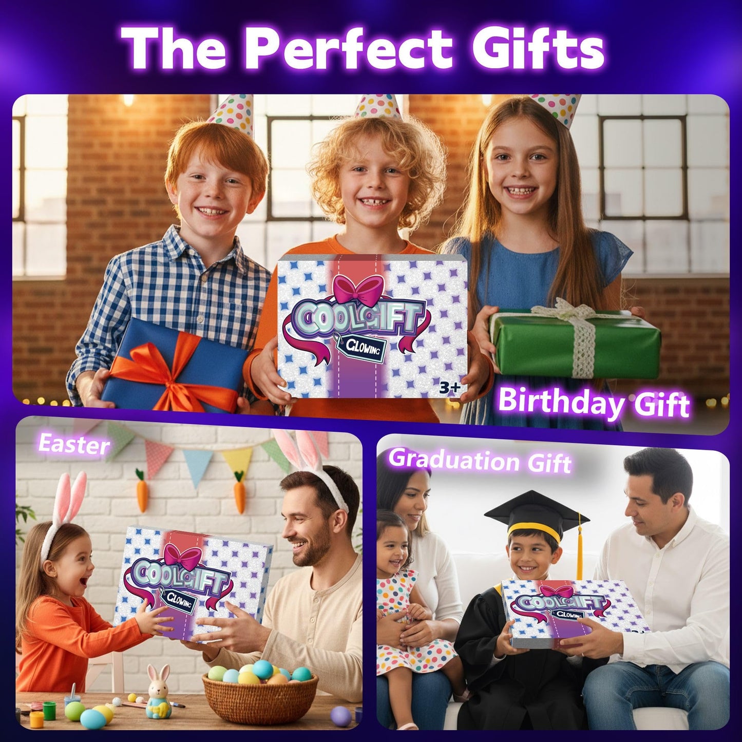 16" Led Drawing Board for Kids with 18 Tracing Stencils - Light up Led Note Board, 2026 Birthday Gifts for Boys Girls Ages 5 6 7 8 9 10 12+ Year Old, Magic Glow Art Toys for 6 7 8 9 10 Year Old, 39PCS