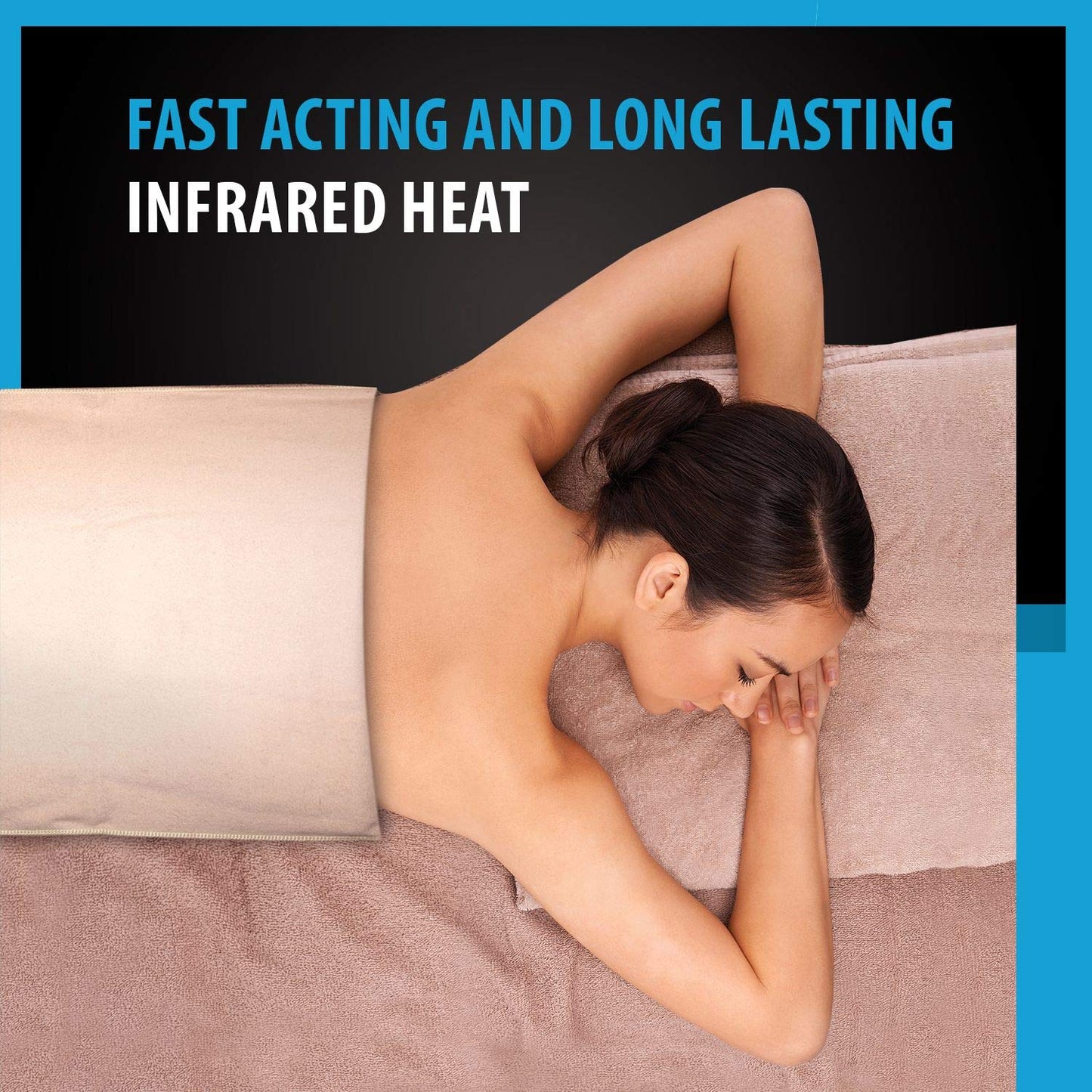 Medical Grade Heating pad with Automatic Moist Heat by Thermotech, High Heat Heating pad for Back Pain and Cramps - Extra Large King Digital - 26" by 14"