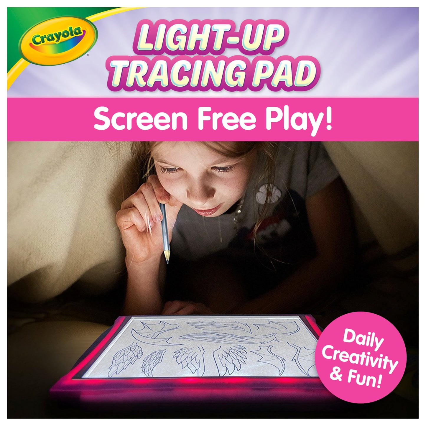 Crayola Light Up Tracing Pad Pink
