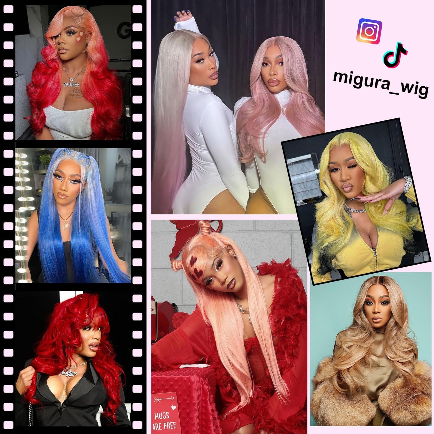 MIGURA 26 Inch 613 Lace Front Wig Human Hair 200 Density Blonde Body Wave Lace Front Wigs Human Hair Pre Plucked 613 HD Lace Frontal Wig 13x6 Blonde Wig Human Hair 613 Human Hair Wig