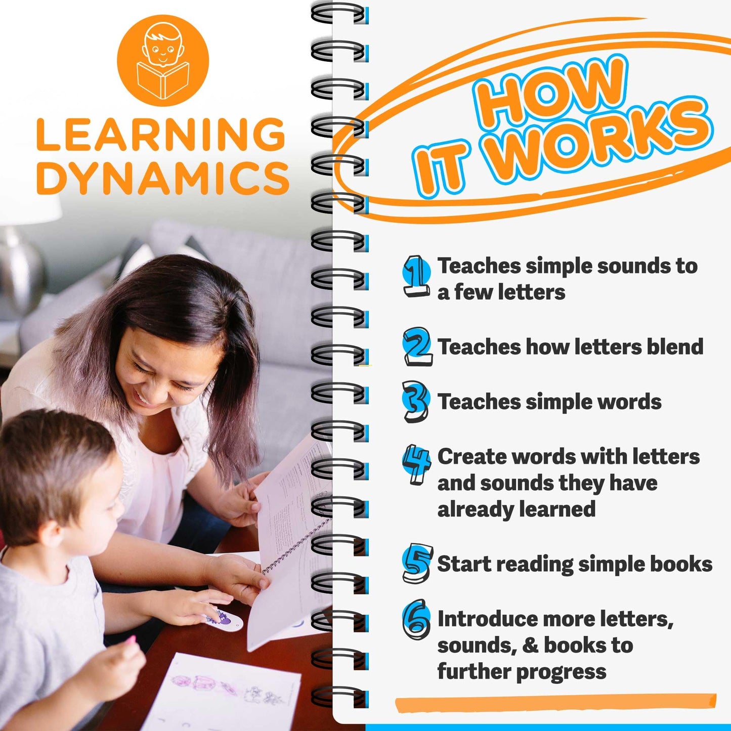Learning Dynamics 4 Weeks to Read – Learn How to Read & Write Program Includes 53 Books, Teaching Manual, Activity Workbooks, CD, Flashcards , Manipulatives – Teaches Letters, Phonics & Reading
