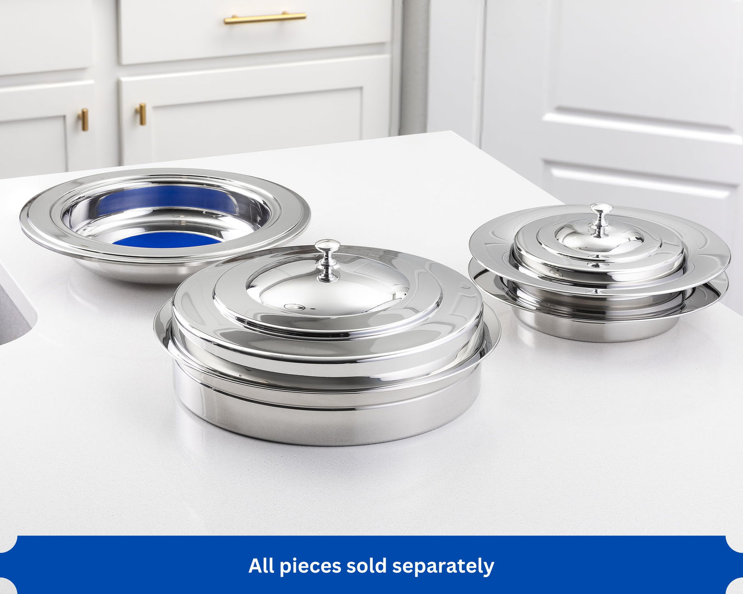 Steadfast Selections (Cup Tray Silver Premium Communion Trays for Churches | Stainless Steel Communion Set, Supplies | 40 Cup Tray | Church Communion Ware Sets