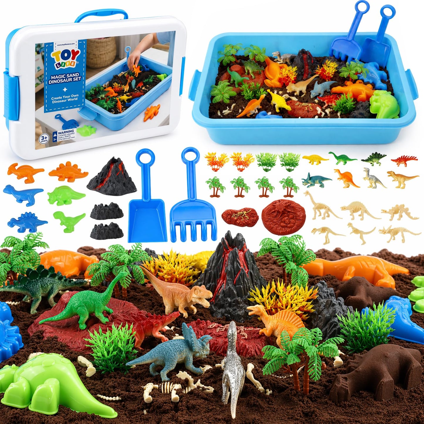 TOY Life Magic Sand Dinosaur Set