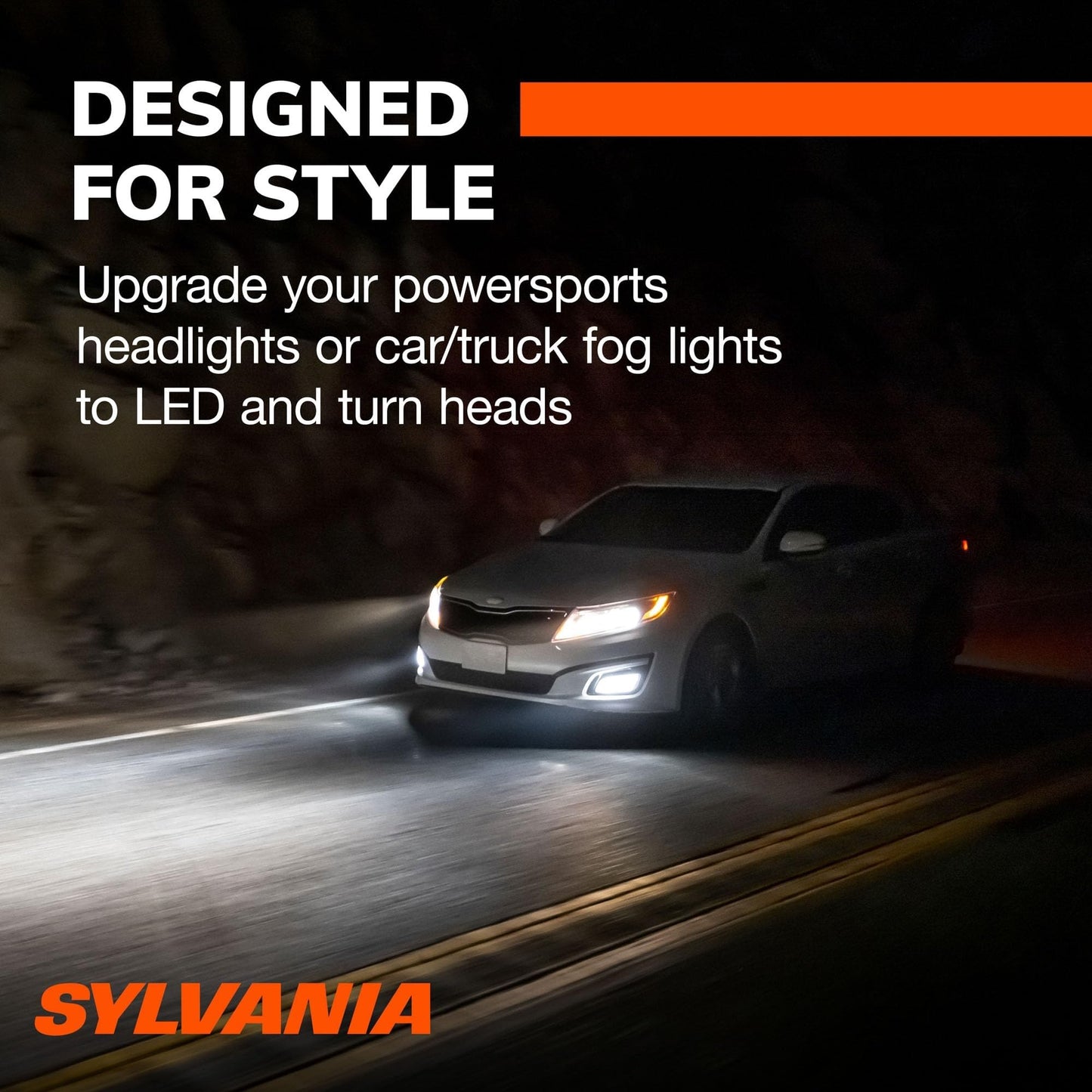 SYLVANIA 9012 LED - Fog Lights For Cars and Trucks - Headlight Bulbs for Off Road Powersports - 6000k Cool White LED Light - Long-Lasting Bulbs - No Polarity - DIY Upgrade