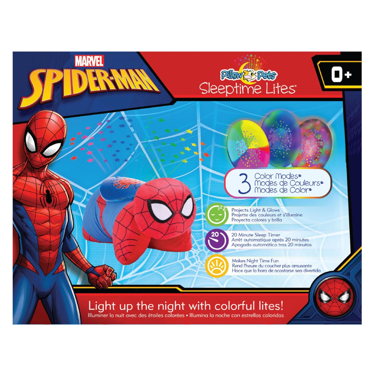 Pillow Pets Spider-Man STL Plush, Red