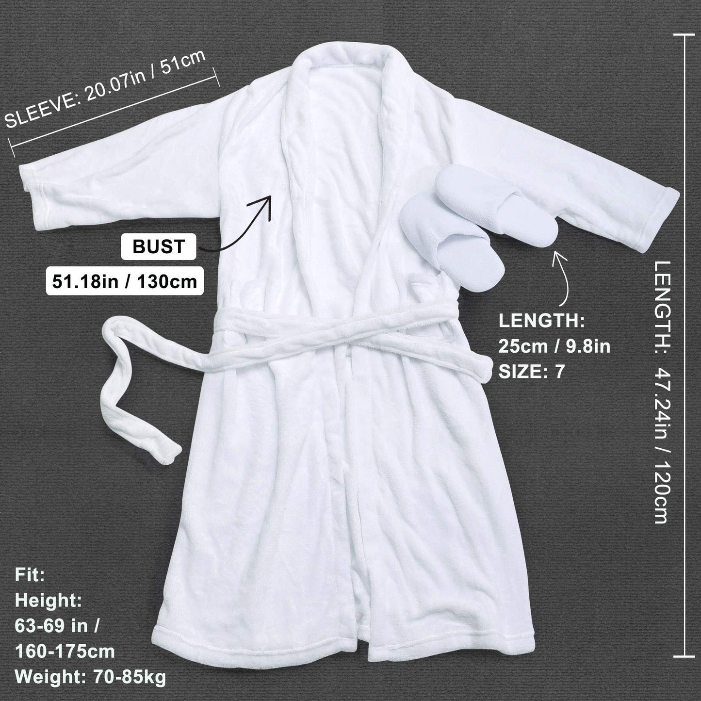 Spa Luxetique Robe and Slippers Spa Set Women, Valentines Day Gifts for Wife, 6pcs Flannel Soft Bath Robe, Bath and Body Works Bath Sets with Slippers, Body Lotion, Bath Bombs, Robe Sets for Women