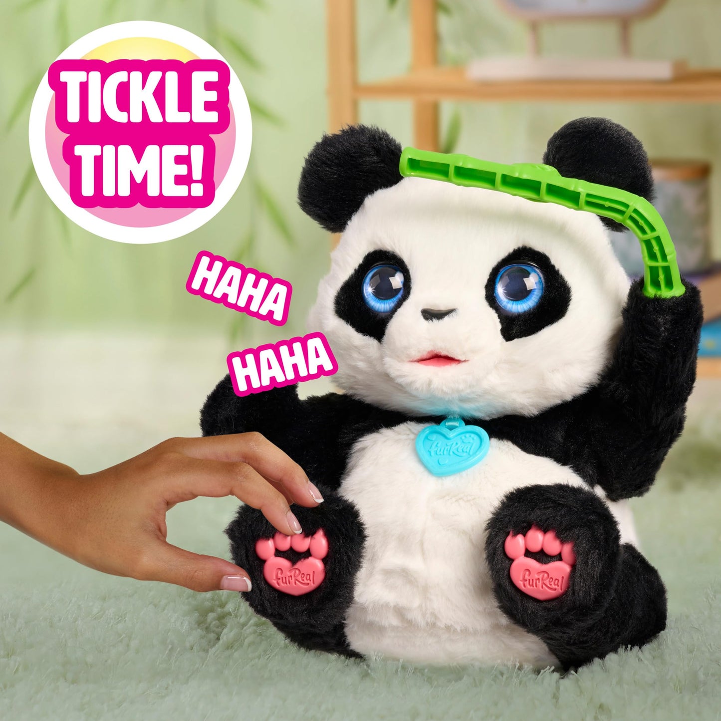 furReal Coco the Tumbling Panda, 10.5 Inch Interactive Panda Toy, for Boys and Girls, Ages 4 and Up
