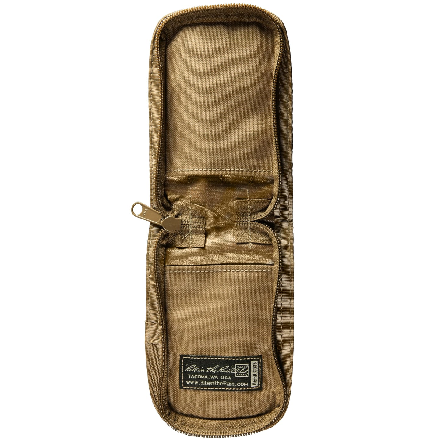 Rite In The Rain Weatherproof CORDURA Fabric Notebook Cover, 3" x 5", Tan Cover (No. C935)