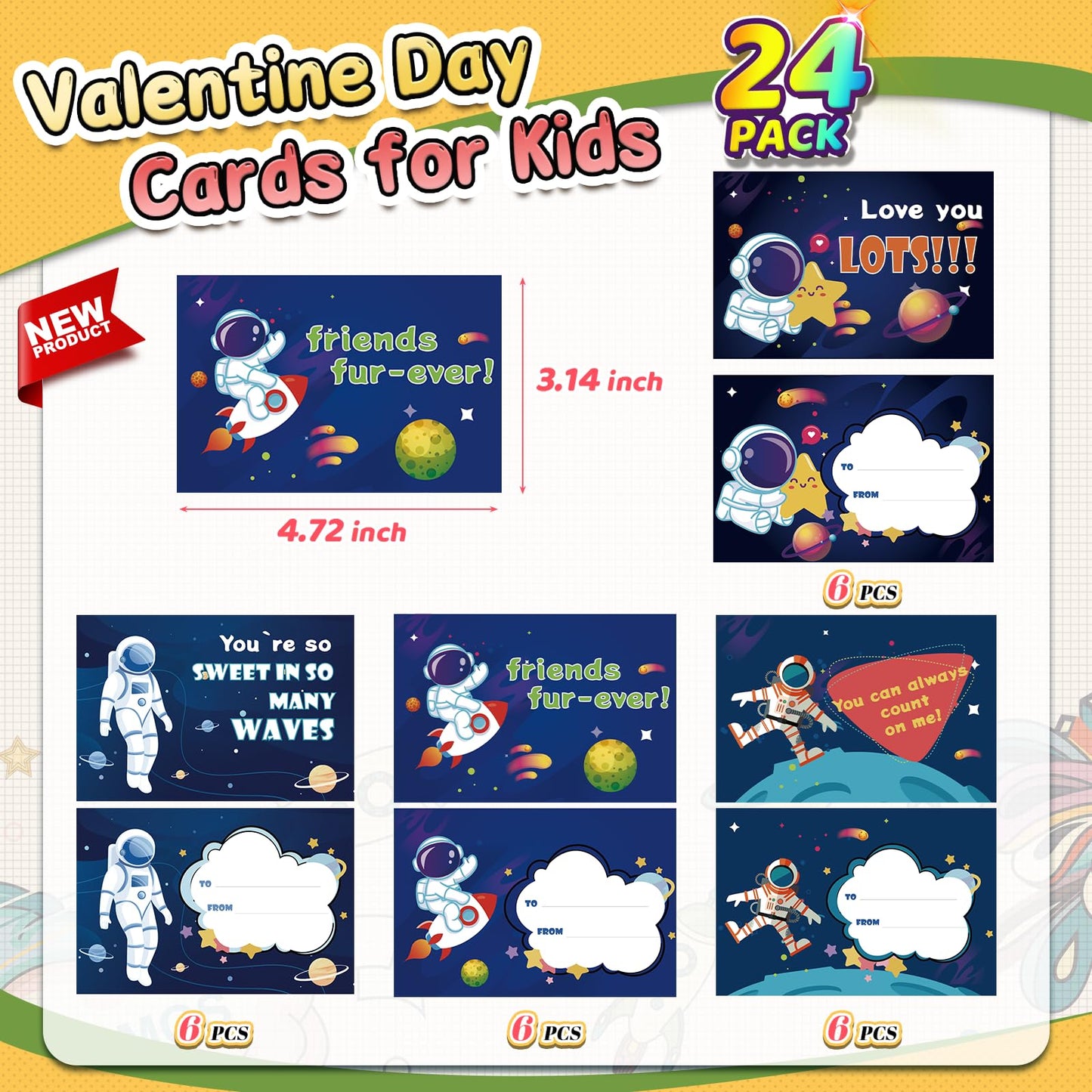 GIAKAN Valentines Cards for Kids Classroom - Valentines Day Gifts for Kids - 24 Science Experiments Kits for Kids Ages 6-10 - Valentine Exchange Cards for Boys Girls School Party Favors