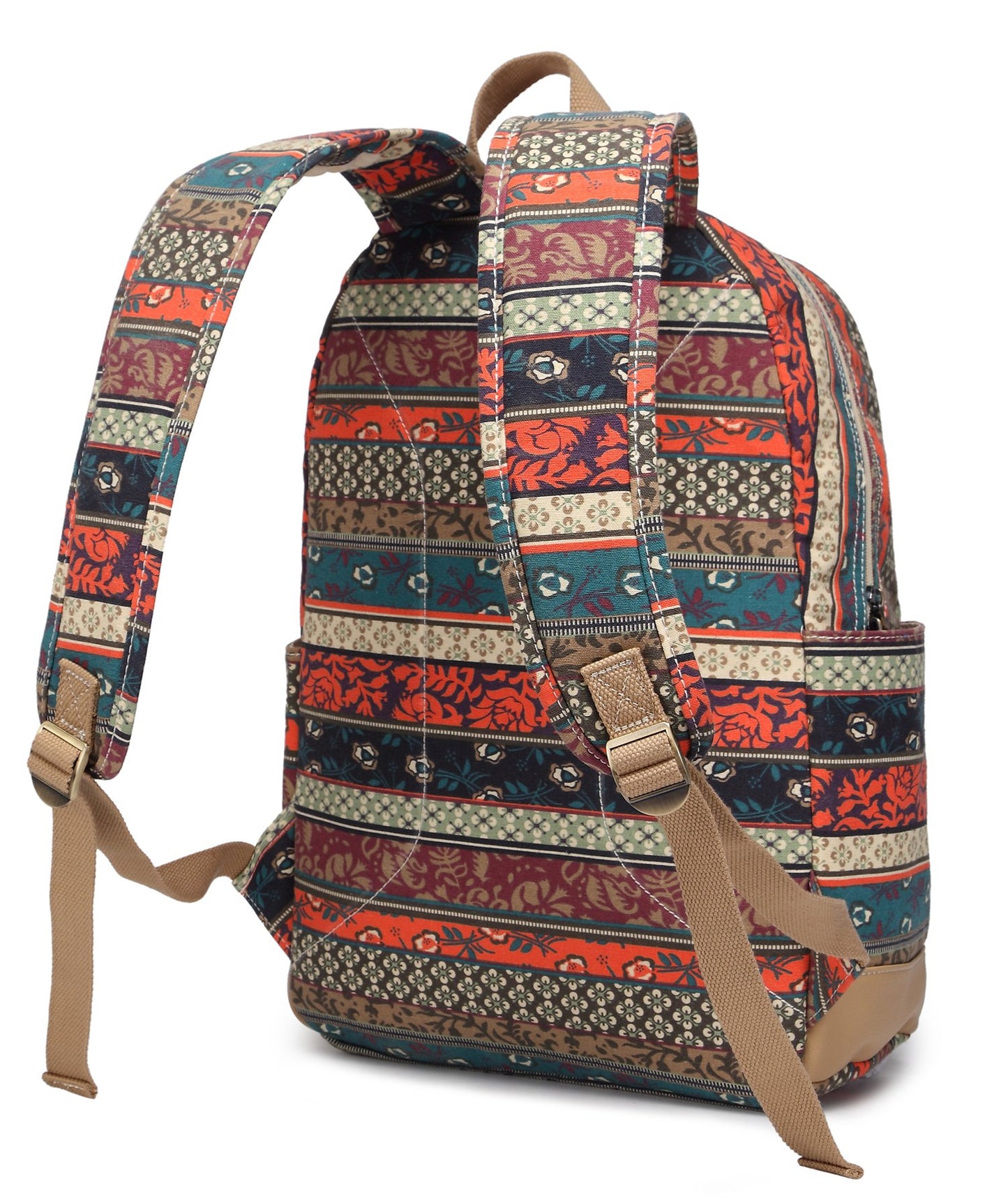 Kinmac New Bohemian Laptop Backpack with Massage Cushioned Straps Travel Outdoor Backpack for Laptop Up to 15.6 Inch
