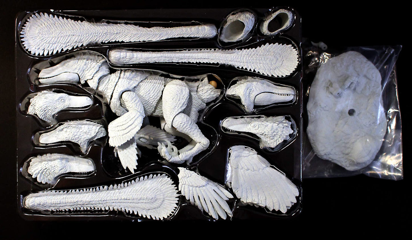 Creative Beast Studios Beasts of The Mesozoic: Velociraptor Build-a-Raptor 1:18 Scale Figure Set A