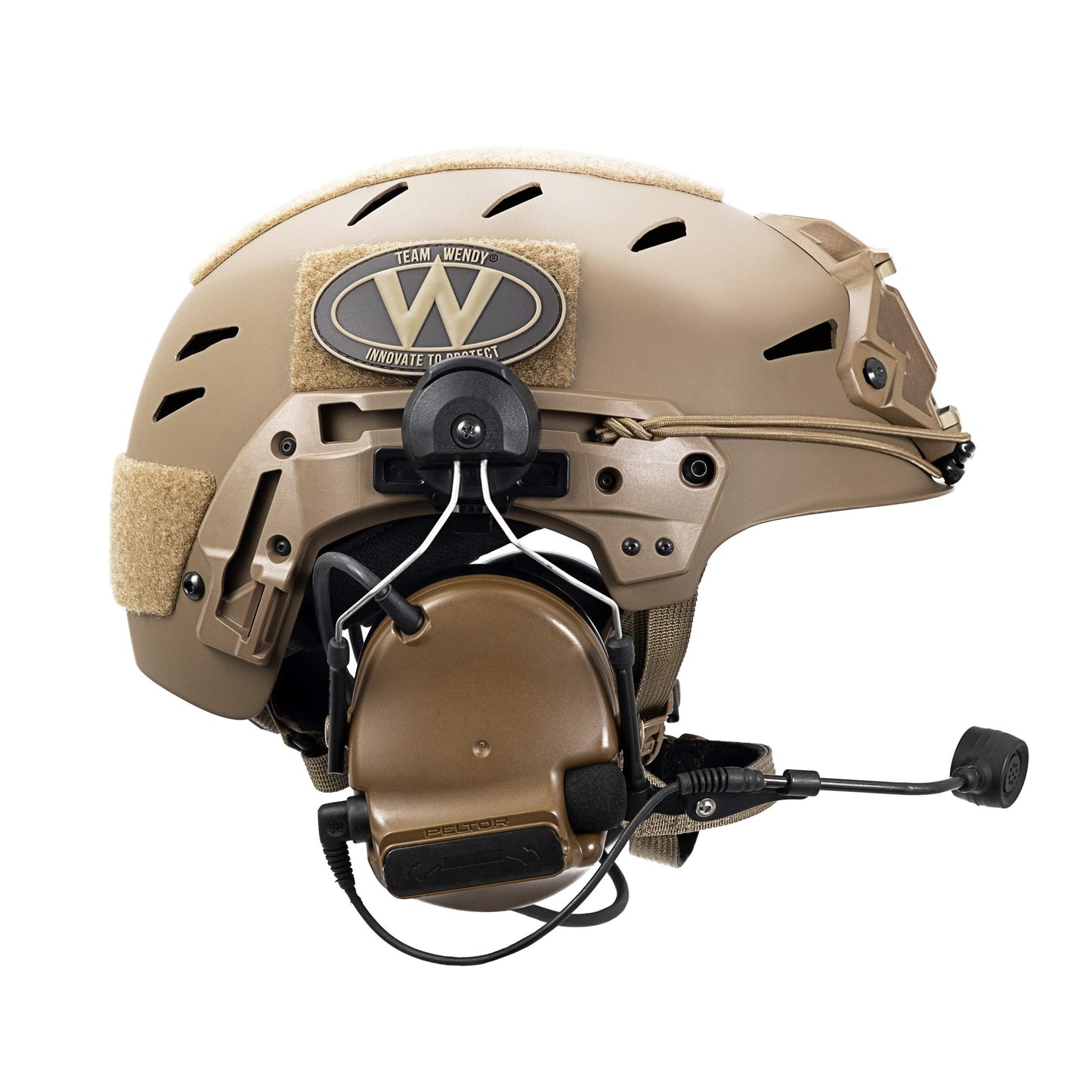 Team Wendy EXFIL Peltor Quick Release Adapter Kit | Works with All Peltor ComTac Systems | Compatible with Team Wendy Exfil, SAR and Ski Helmets