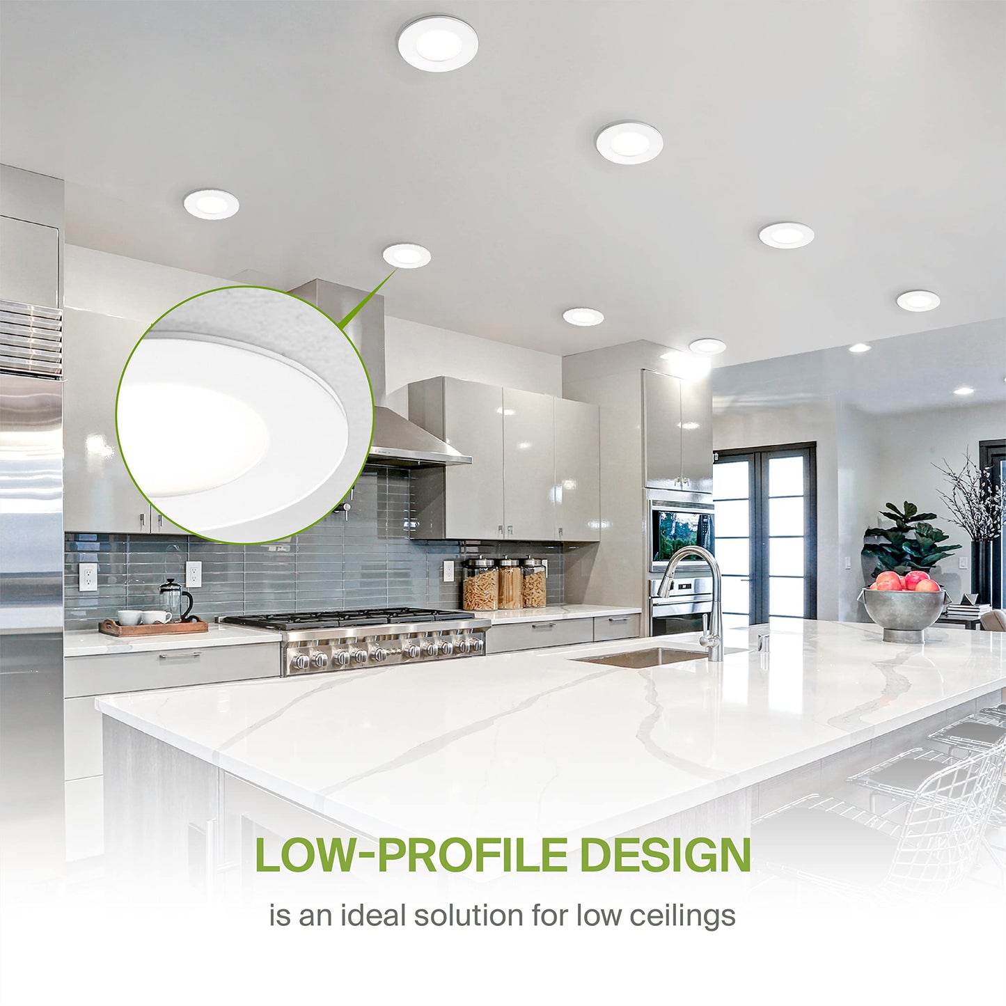 ASD 12 Pack 3 Inch LED Recessed Light, 6W 5 CCT 2700K-5000K CRI90+, IC Rated Ultra Thin Dimmable Ceiling Lights with J Box, Canless Wafer Downlight, Round Slim Panel Lighting, UL Energy Star, White