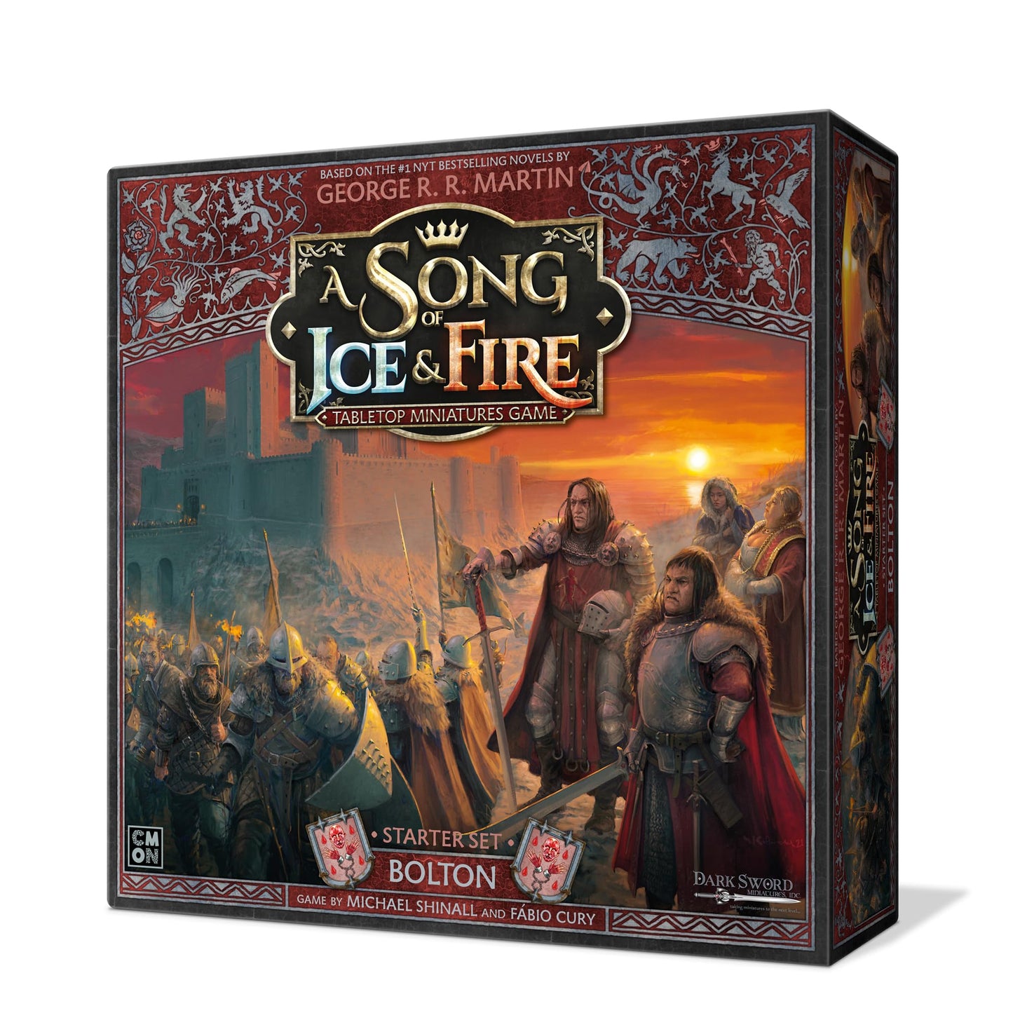 A Song of Ice & Fire Tabletop Miniatures Game Bolton Starter Set - Strategy Game for Ages 14+, 2+ Players, 45-60 Minute Playtime, Made by CMON