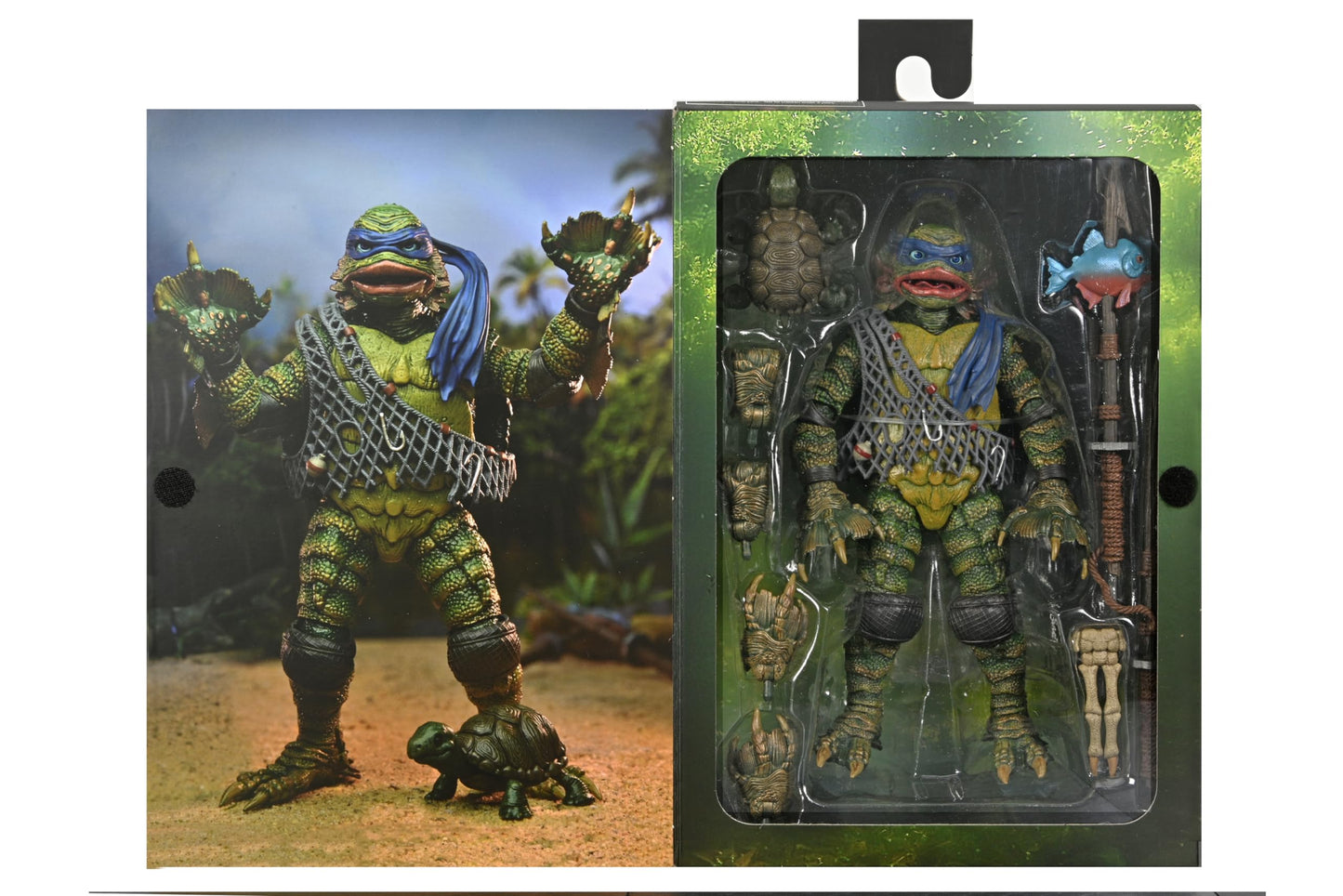 Universal Monsters/Teenage Mutant Ninja Turtles - 7” Scale Action Figure – Leonardo as The Creature