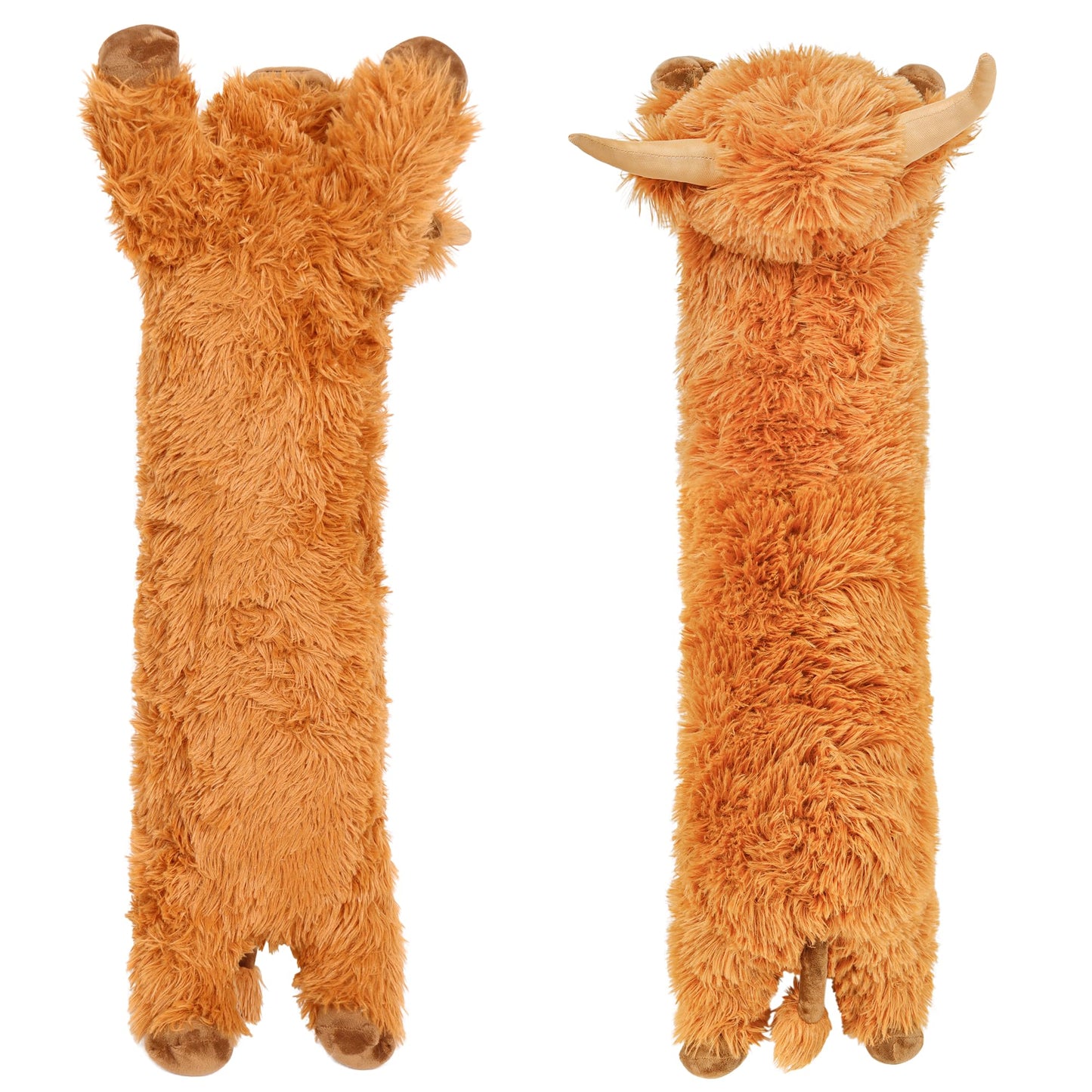 Highland Cow Stuffed Animal 33",Long Highland Cow Plush, Cattle Body Pillow Plushies Gifts for Kids and Adults