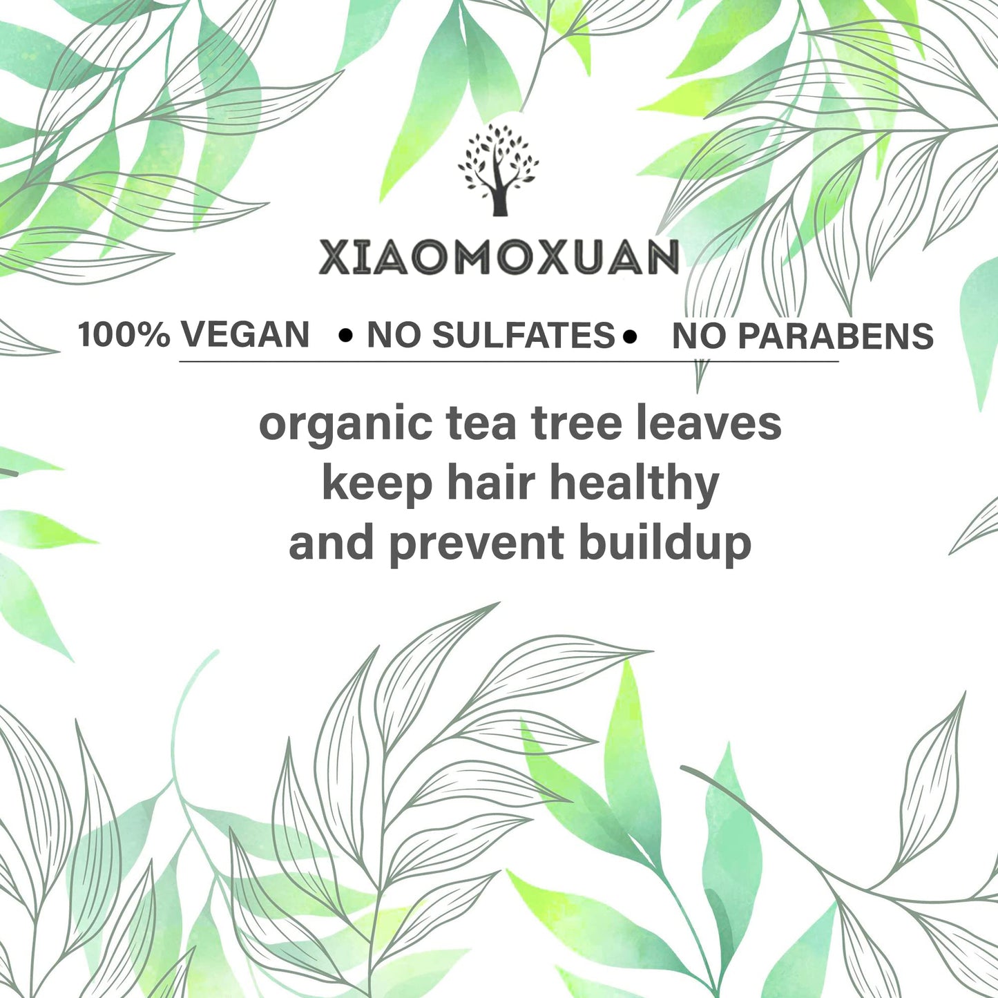 Xiaomoxuan Moisturizing Hair Mask Silky Smooth - Natural Tea Tree Oil Hair and Scalp Nourishing - Deep Hydrating for Dry Hair Breakage and Split Ends Repair - Vitamin Hair Mask Frizz Treatment