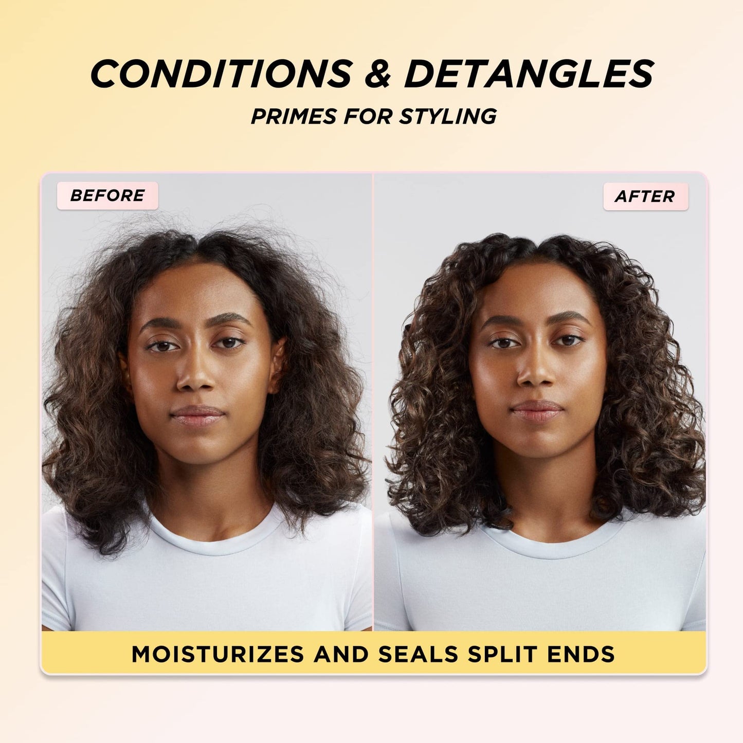 Gisou Honey Infused Leave-In Conditioner, a Lightweight Conditioning Hair Spray, Hair Moisturizer and Hair Detangler, Frizz Control, Softens and Protects Against UV Damage (5.1 fl oz)