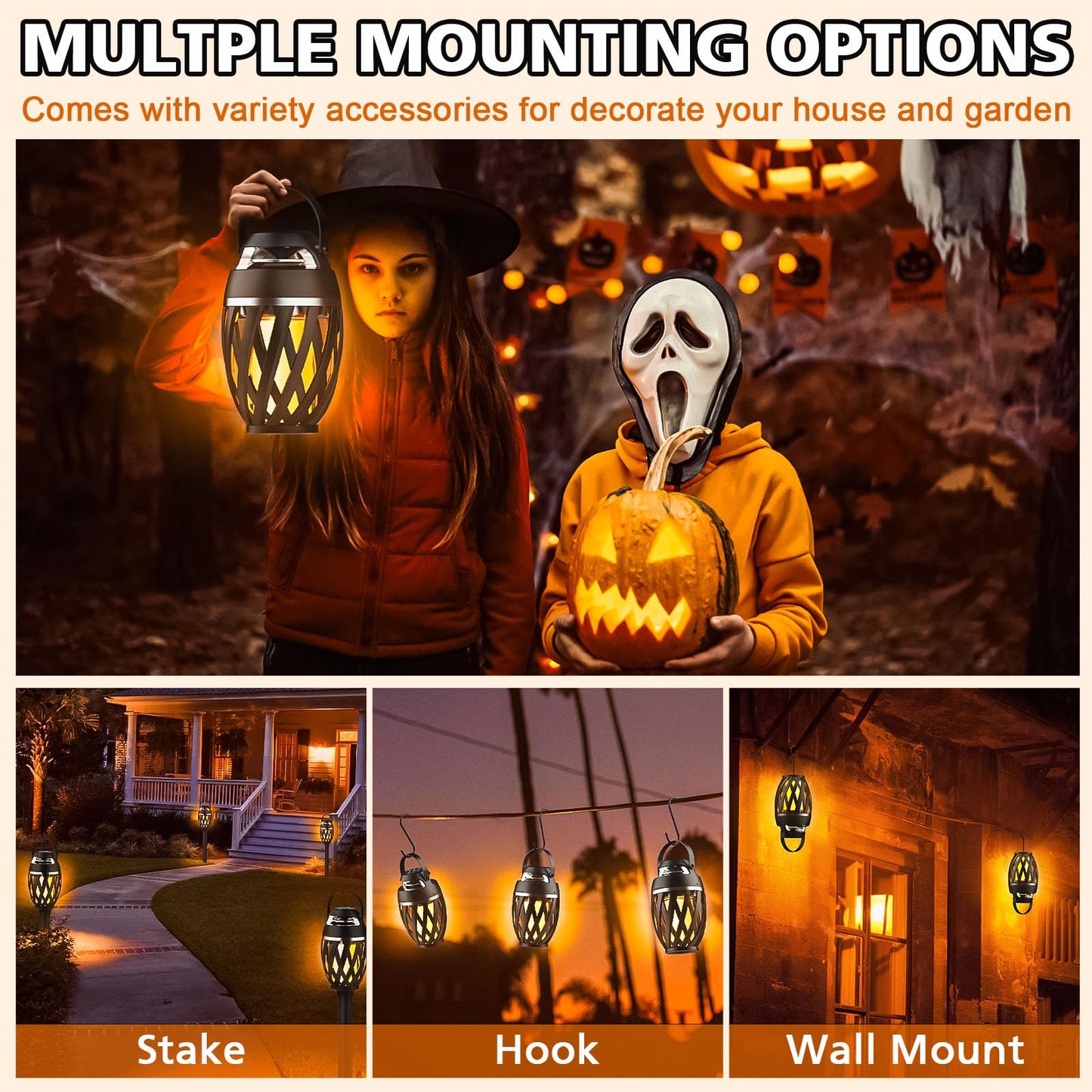 Xpoovv Gifts for Men,Outdoor Speakers Bluetooth Waterproof with LED Torch, Gadgets for Men 2024 Birthday Gifts for Men with Stakes/Poles/Hook Loud Sound 24H Playtime for Patio/Party/Camping