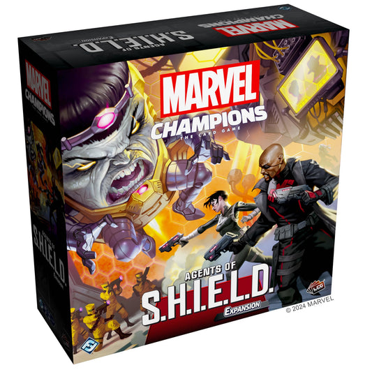Fantasy Flight Games Marvel Champions The Card Game Agents of S.H.I.E.L.D. Campaign Expansion - Cooperative Strategy Game for Kids & Adults, Ages 14+, 1-4 Players, 45-90 Min Playtime, Made