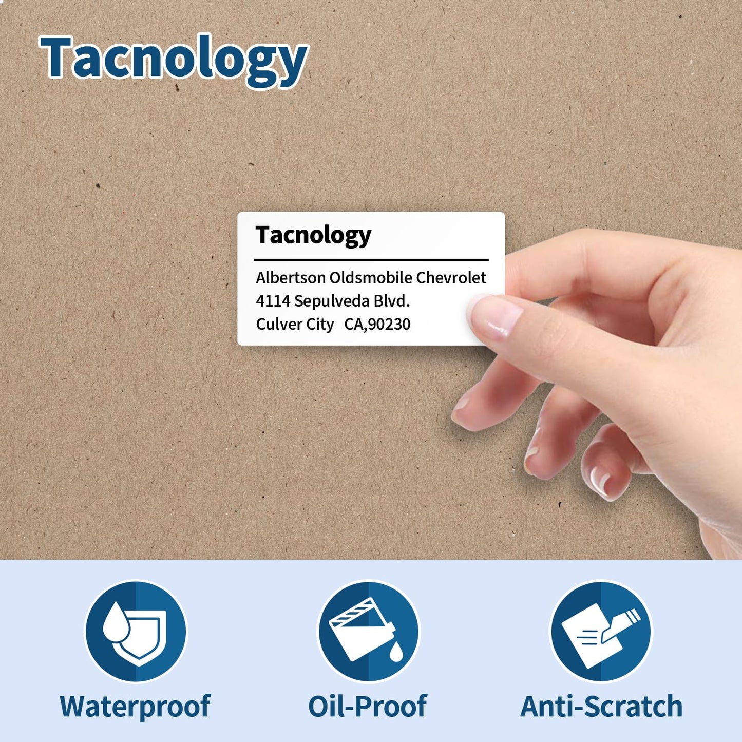 Tacnology 24 Rolls 2" X 1" Direct Thermal Labels - Perforated Barcode Replacement Labels - Compatible with Rollo & Zebra Desktop Printers - FBA Adhesive Address Shipping Labels- 1300 Labels/Roll