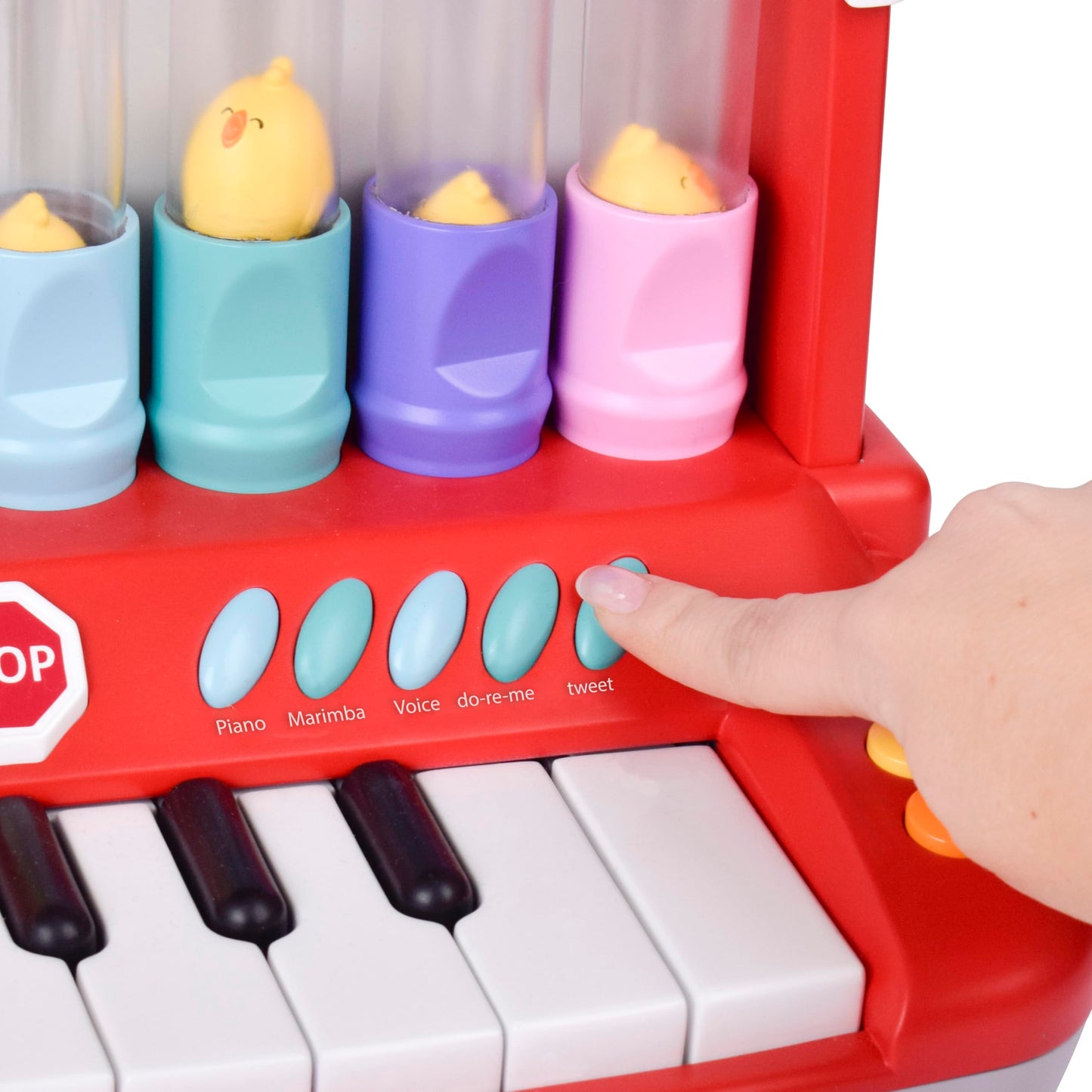 Musical Farm Animals Keyboard with Silly Sounds and Light-Up Piano Musical Instrument with Learning Songs for Infants Ages 6+ Months
