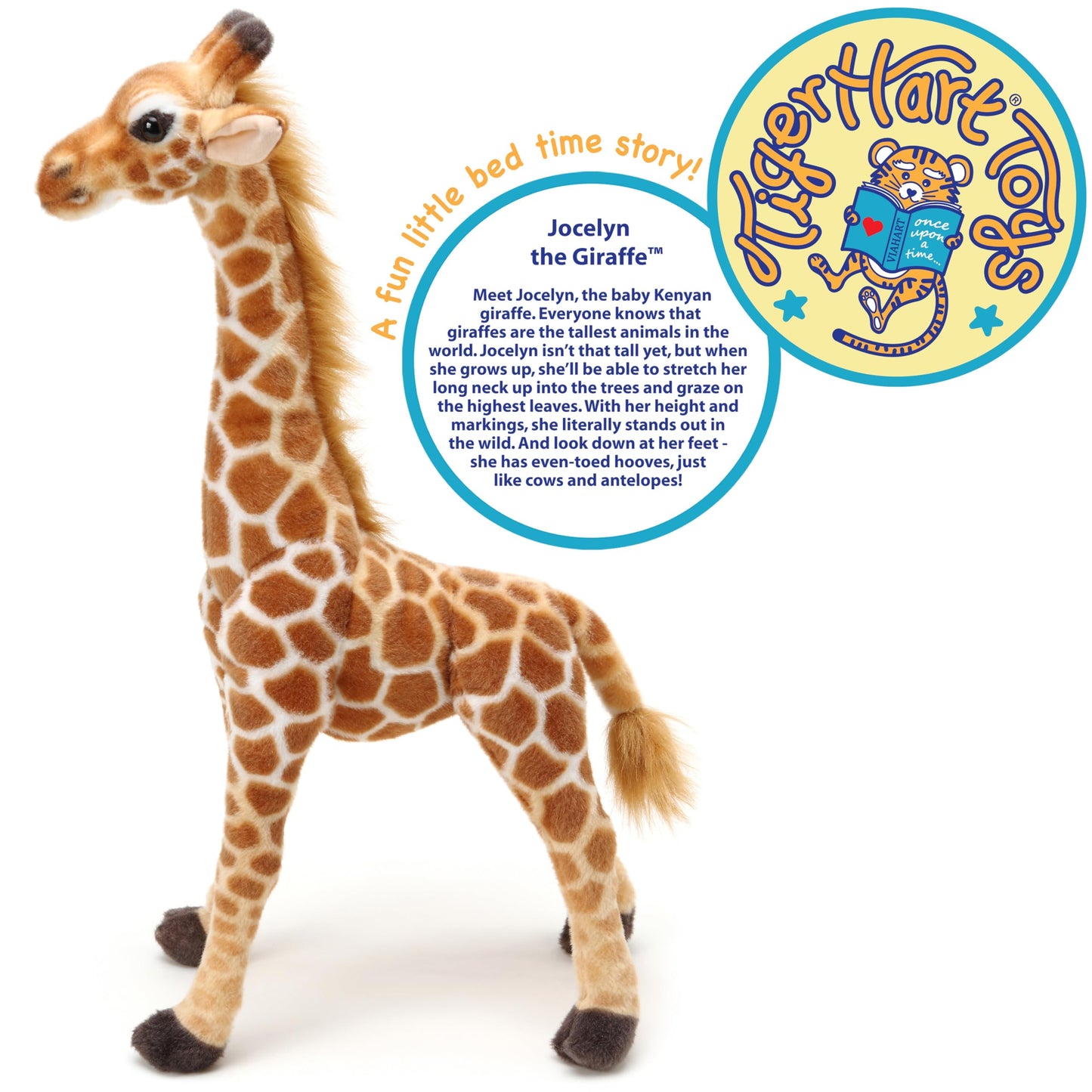 Jocelyn The Giraffe - 22 Inch Tall Stuffed Animal Plush - by TigerHart Toys