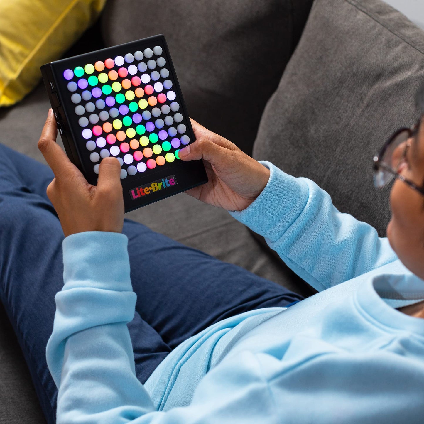 Lite-Brite Touch - Catch The Light! Lite-Brite Art Without Pegs! Interactive Lite-Brite Games, Color Battle with Friends, Create and Play!