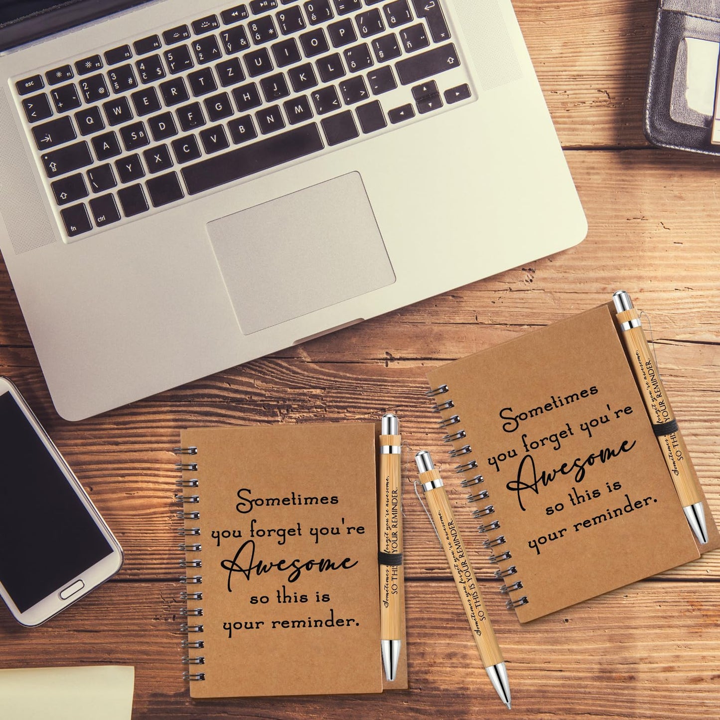 Honoson 50 Sets Spiral Notebook and Pen Set Bulk Appreciation Gifts for 2026 Graduation CNA Week Thank You Journal Set for Teacher Employee Coworker Encouragement