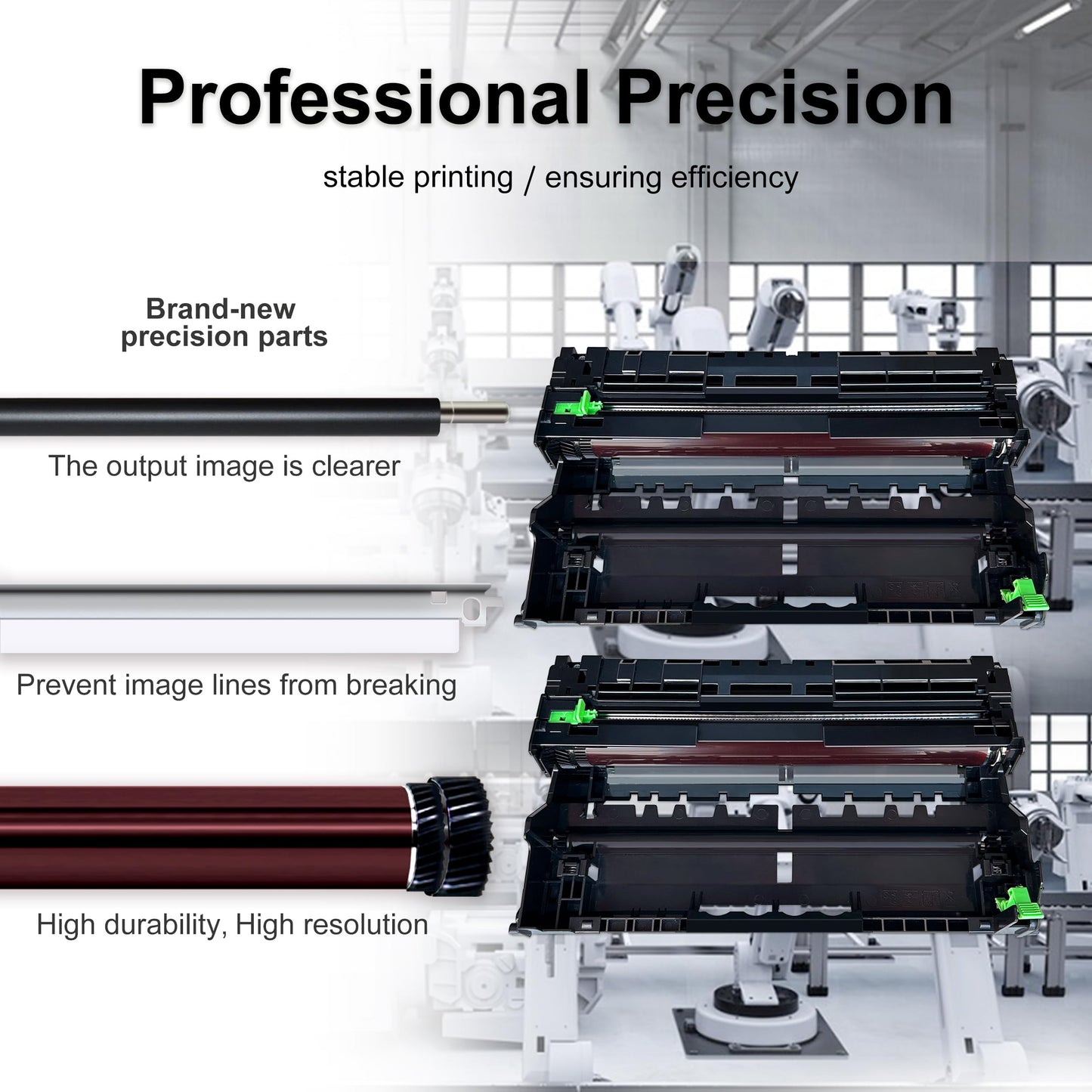 DR890 DR-890 Drum Unit (2-Pack, High Yield) Replacement for Brother HL-L6250DW HL-L6400DW HL-L6400DWT MFC-L6750DW MFC-L6900DW Printer