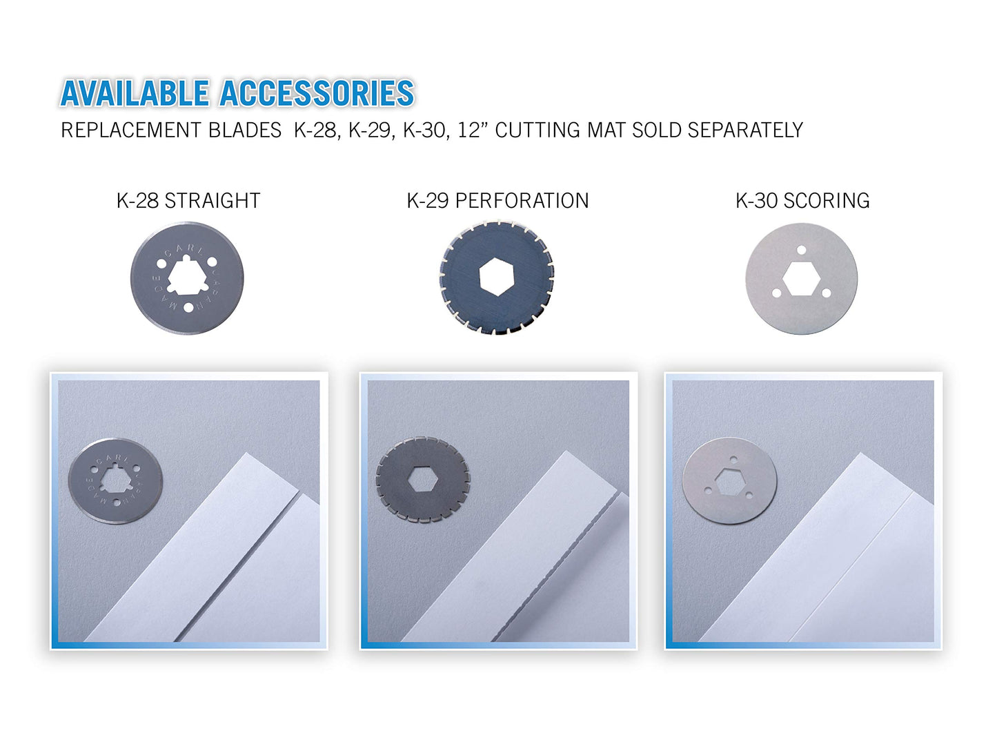 Carl 12 inch DC-200N Premium Rotary Paper Trimmer, Metal Base, 15 Sheet Cutting Capacity.