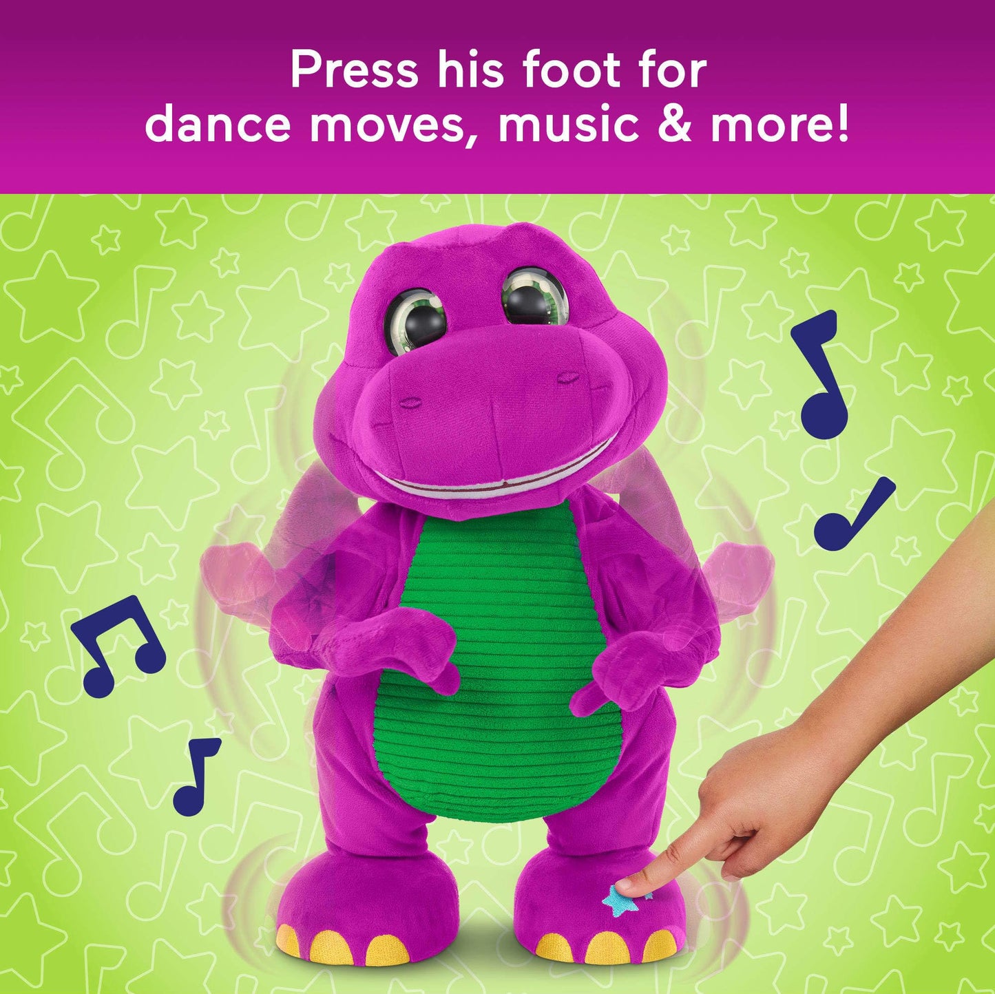 Fisher-Price Barney's World Dance Moves & Music Barney Plush