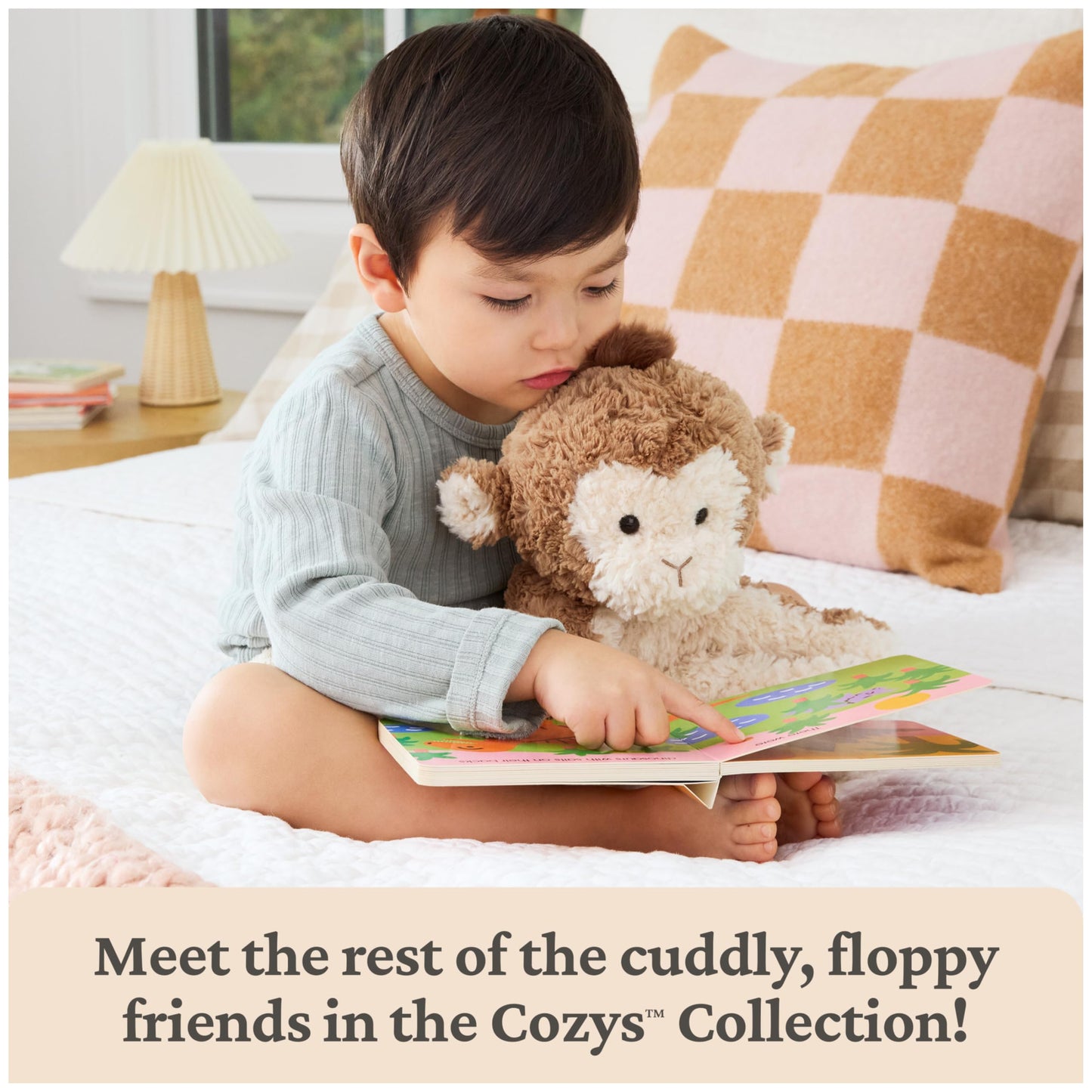 GUND Cozys Collection Elephant Plush, Elephant Stuffed Animals for Ages 1 and Up, Gray, 10"
