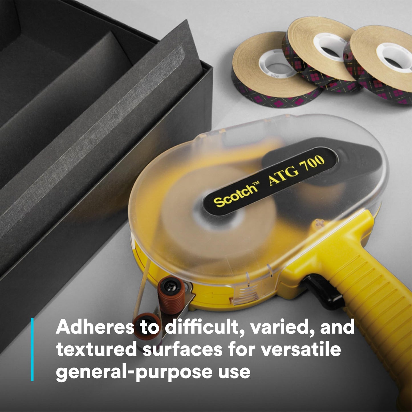 3M Scotch ATG Adhesive Transfer Tape 924 Clear, 0.50 in x 36 yd 2.0 mil (Pack of 12)