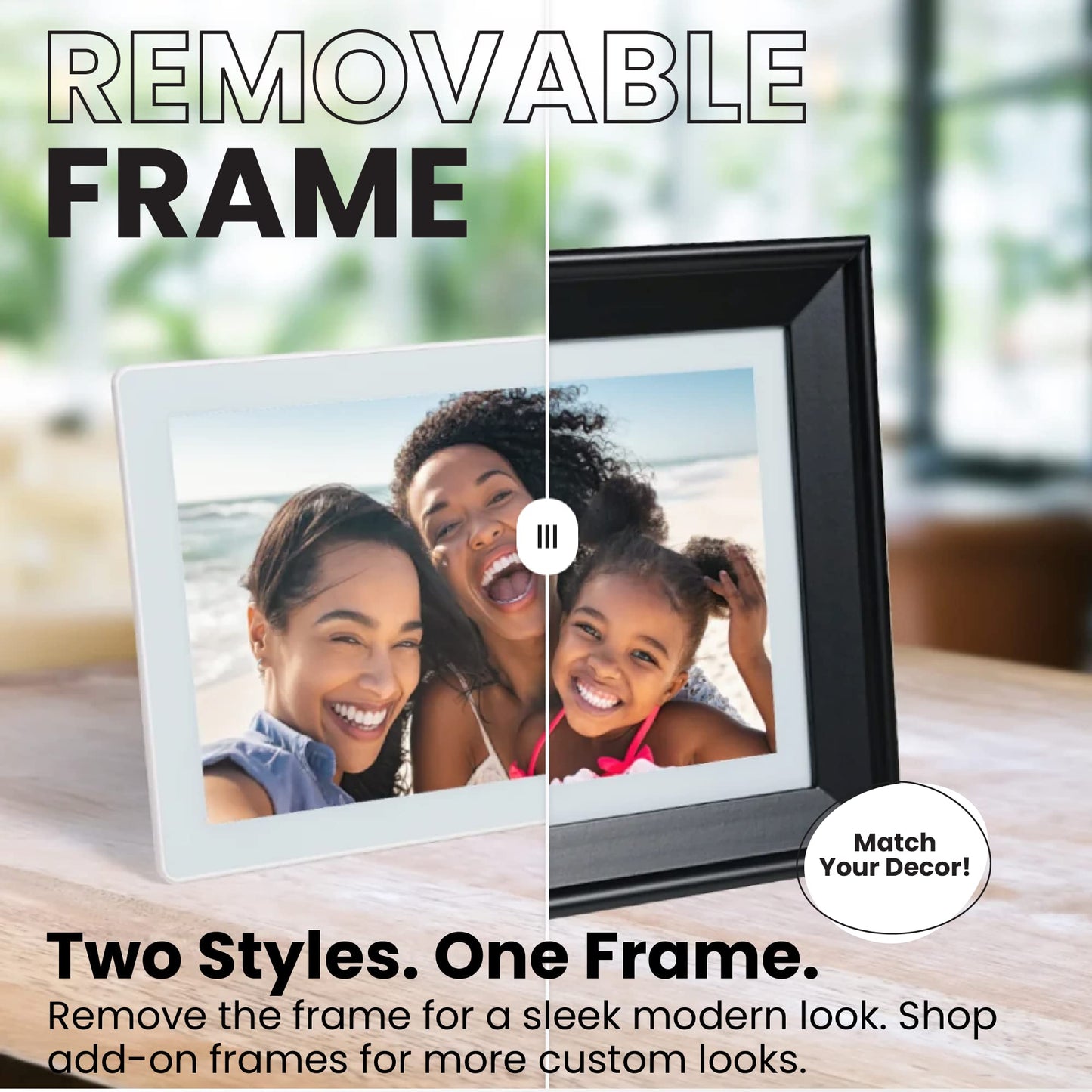 PhotoSpringㅤ 10 inch WiFi Digital Picture Frame | Send Photos by Email, Web or Our Free App | Electronic Picture Frame with Touchscreen & 32GB Internal Memory | Easy Setup | Play Videos up to 5 min