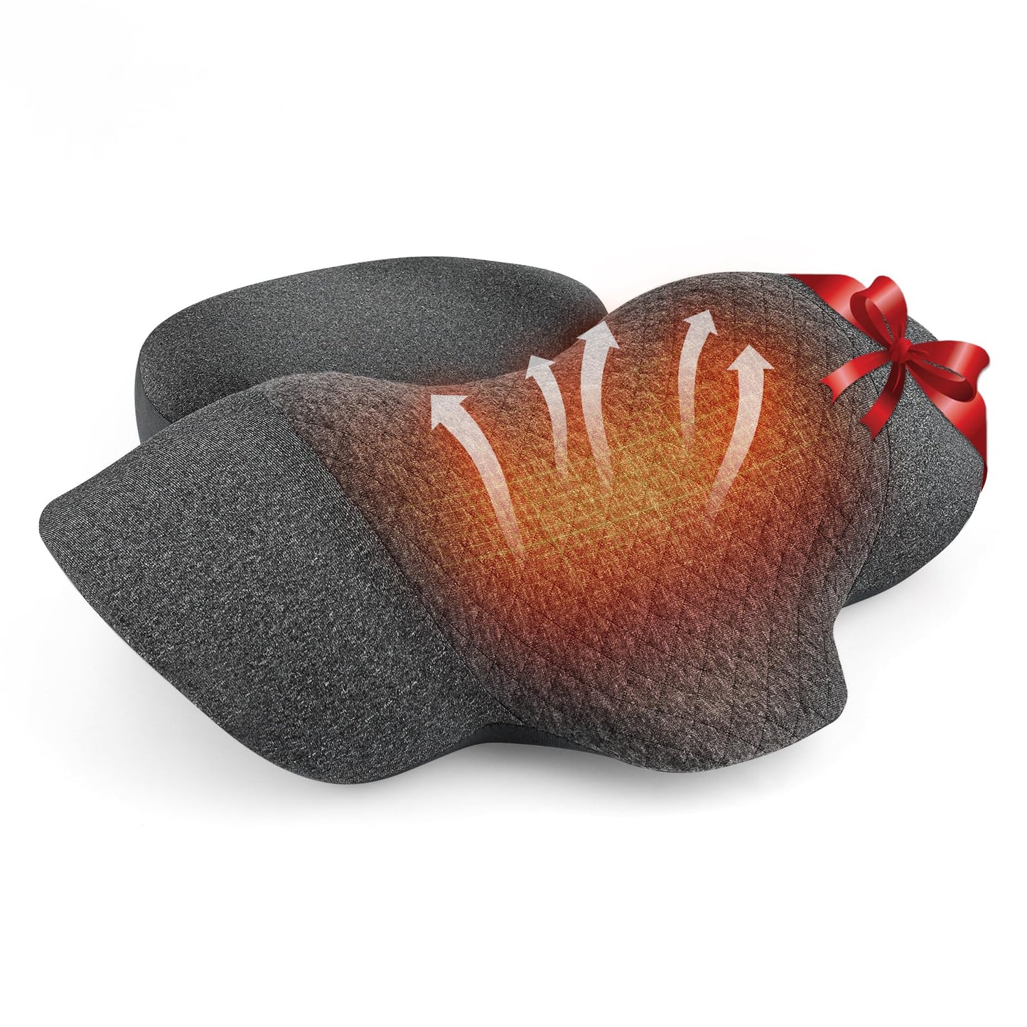 Sanivor 3-in-1 Massager Pillow with Heat,Vibration Massage & Airbag Traction,Pillow for Pain Relief Deep Tissue Gift Idea