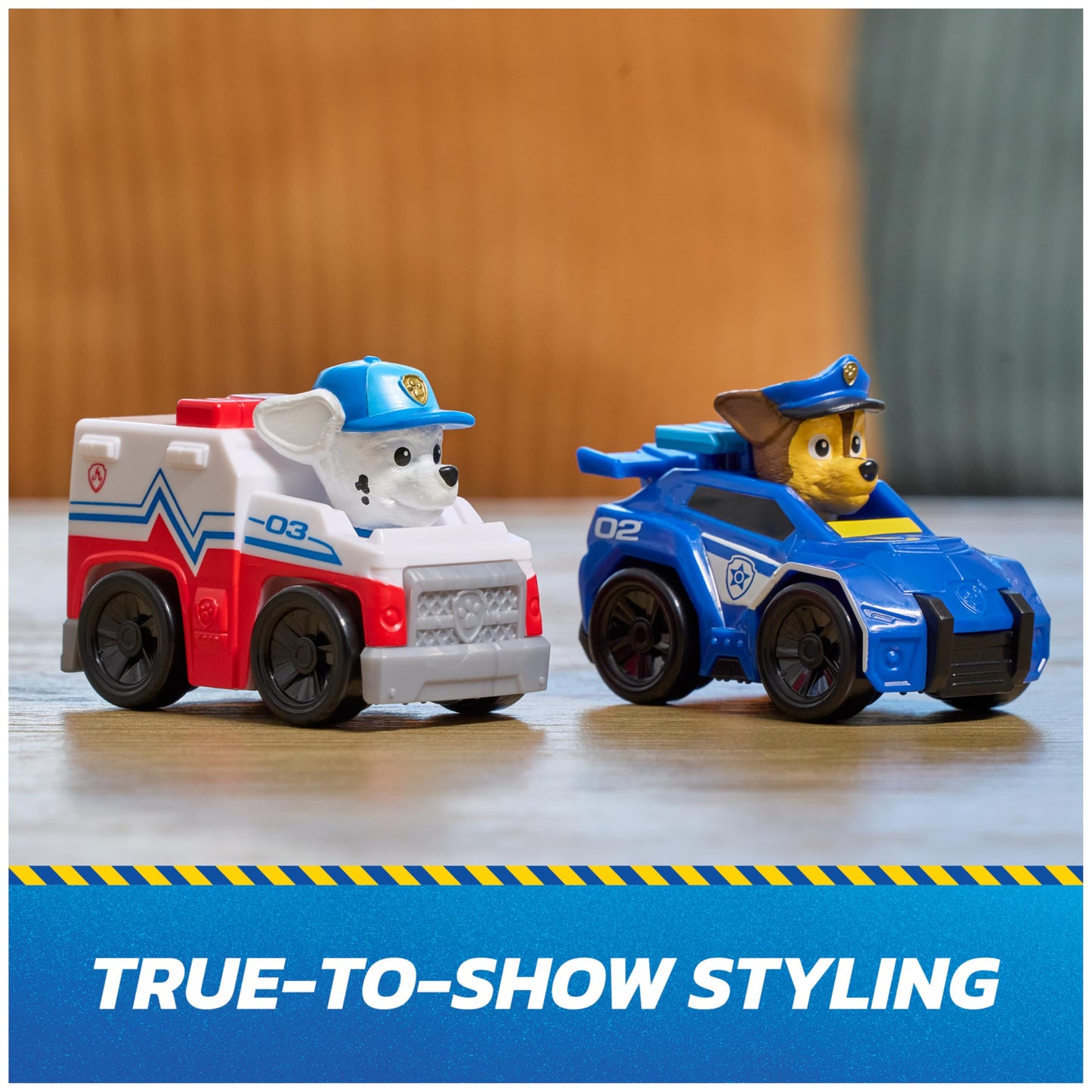 PAW Patrol Search & Rescue, Pup Squad Racers, 6-Pack of PAW Patrol Vehicles with Chase, Marshall, Skye, Rubble, Rocky, & Zuma, Kids Toys for Boys & Girls Ages 3 and Up