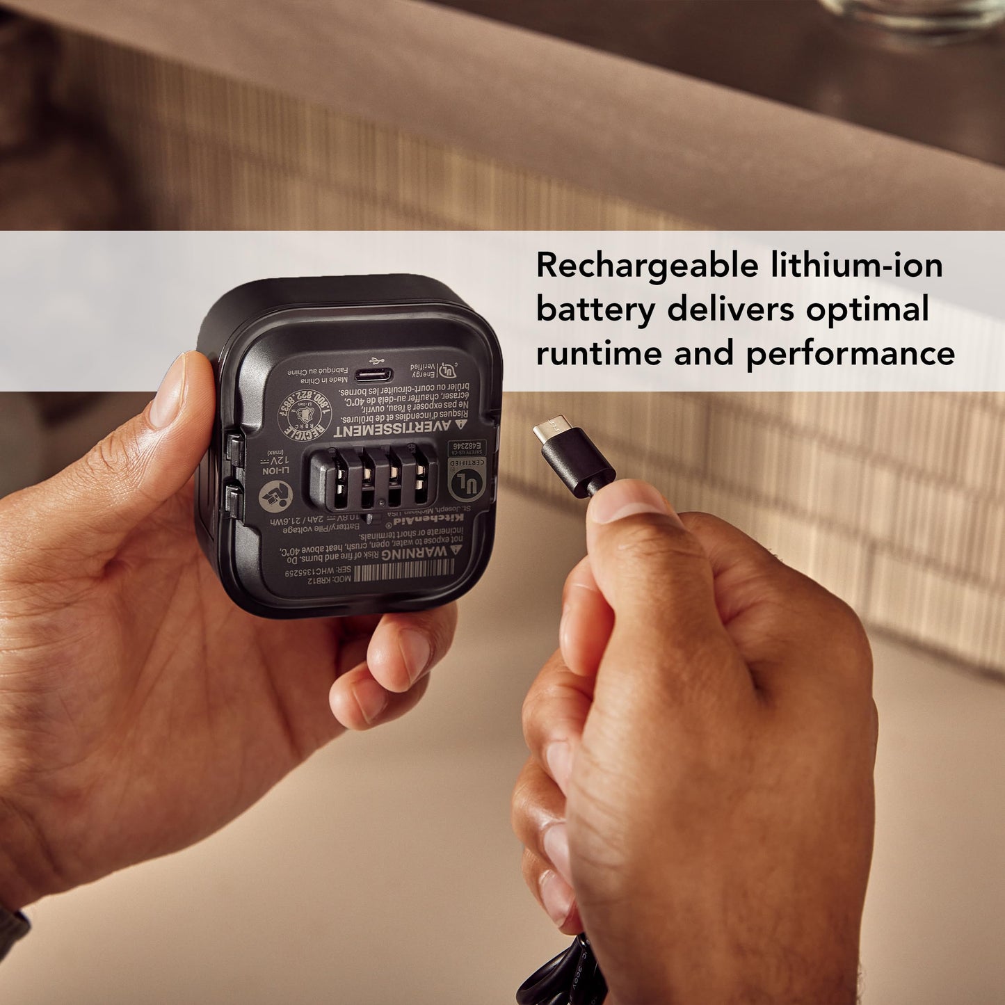 KitchenAid Go™ Cordless 12V MAX Lithium Ion Battery, KRB12