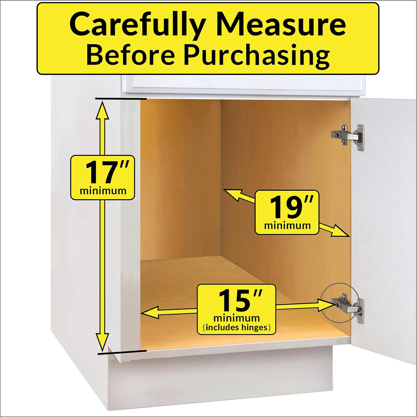 LYNK PROFESSIONAL® Pull Out Cabinet Organizer - 14" x 18" - Slide Out Cabinet Organizer for Kitchens - Sliding Shelves - Pull Out Drawer, Pots and Pans Storage - Lifetime Ltd Warranty - 2 Tier