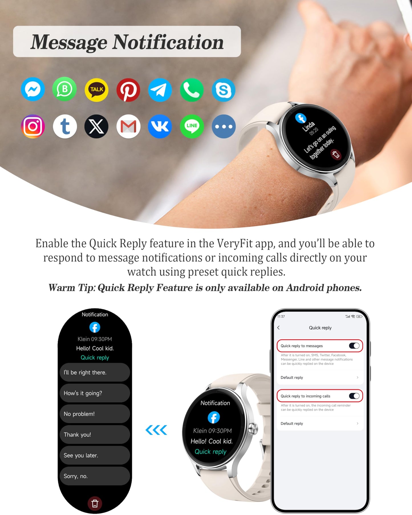 ZOSKVEE Smart Watch, 41mm Fitness Tracker, Answer/Make Calls, Digital Smartwatch with Heart Rate/Stress/Sleep Monitor, AI Voice, IP68 Waterproof Watch Calculator, Calendar, Games for Lady Women & Men