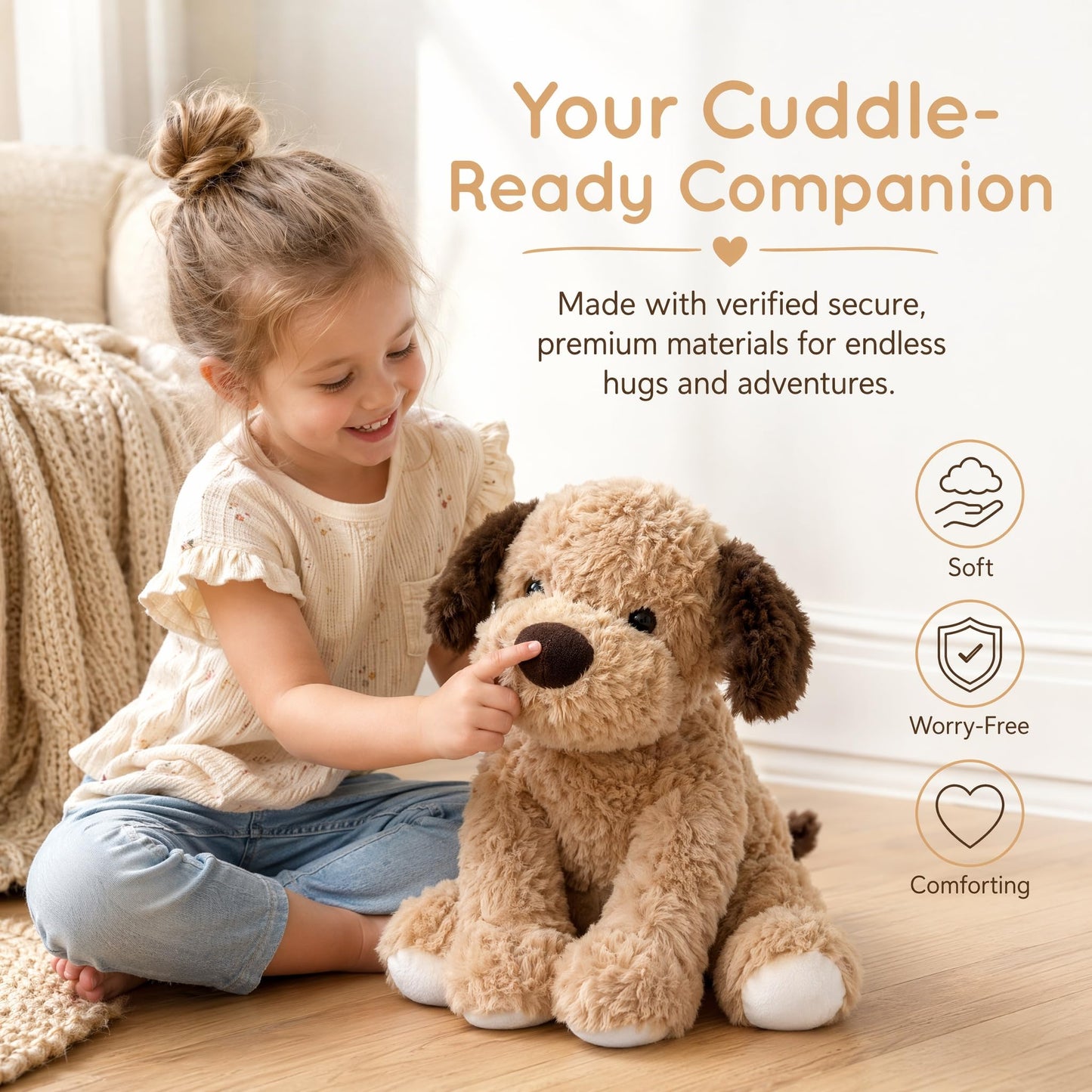 VETENSO Dog Plush Pillow 15inch