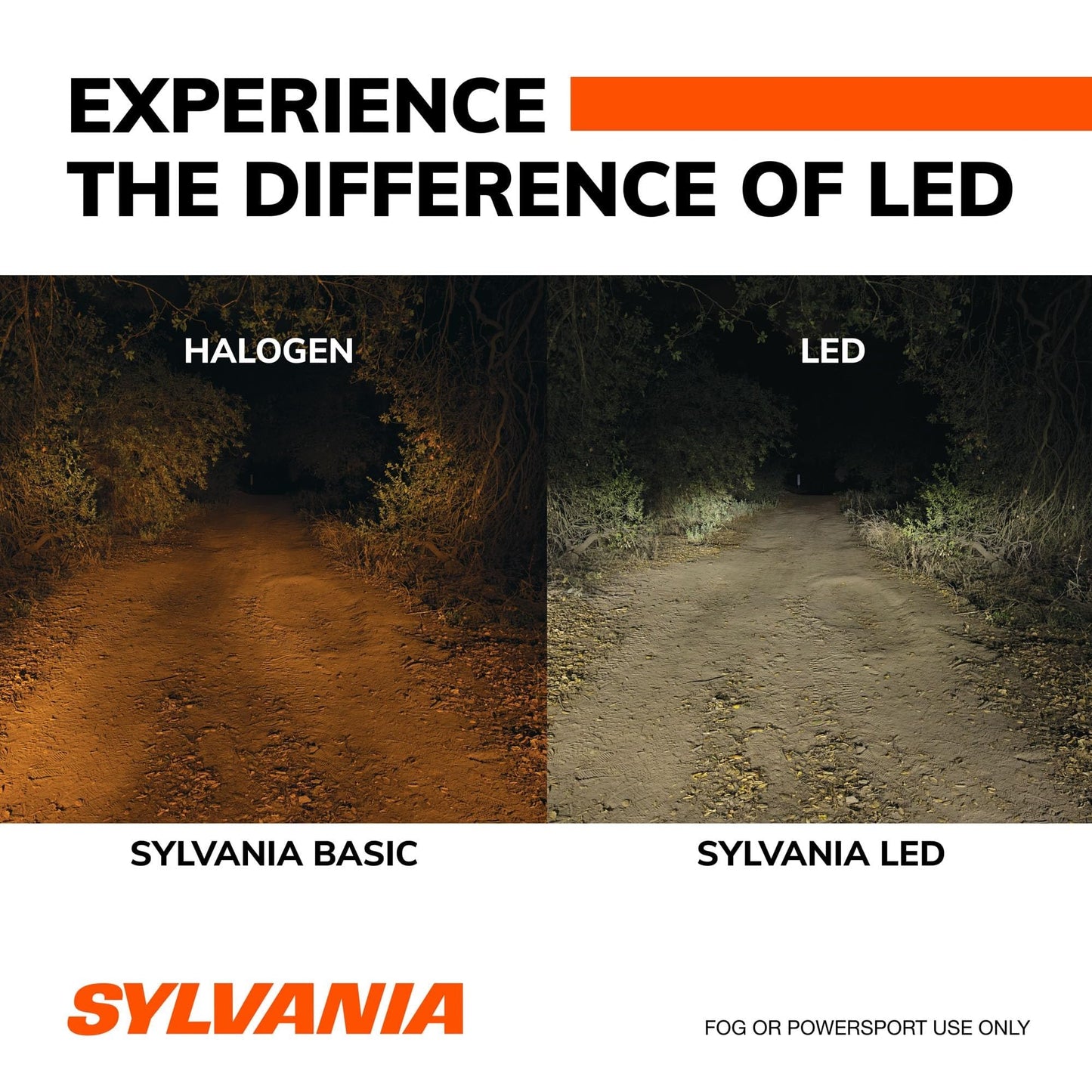 SYLVANIA 9012 LED - Fog Lights For Cars and Trucks - Headlight Bulbs for Off Road Powersports - 6000k Cool White LED Light - Long-Lasting Bulbs - No Polarity - DIY Upgrade