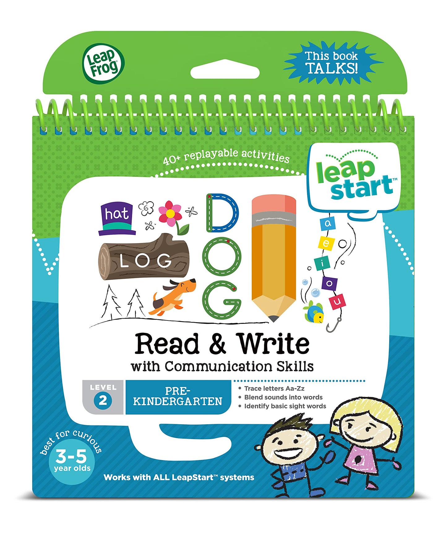 LeapFrog LeapStart Pre-K (Level 2) Read & Write with Communication Activity Book (English Version)