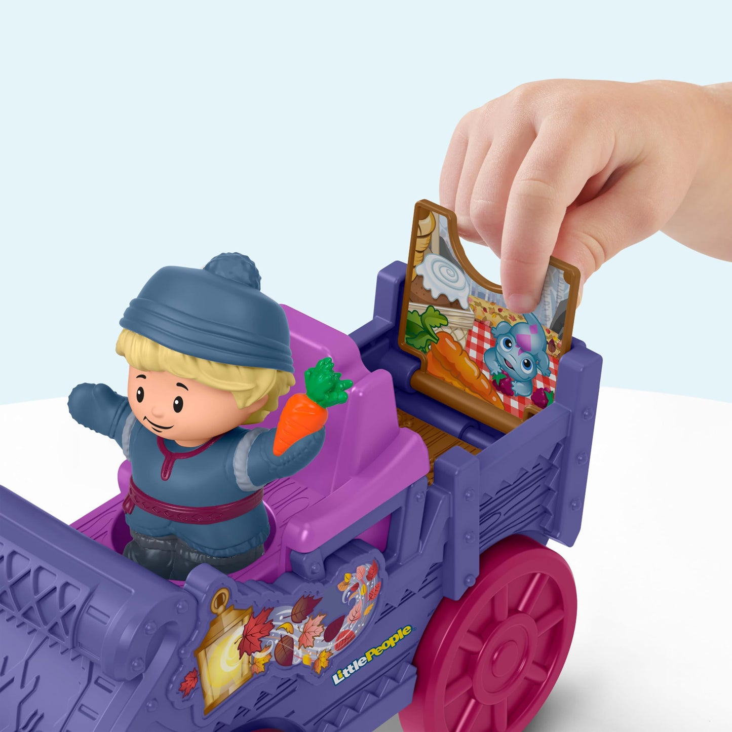 Fisher-Price Little People Toddler Toys Disney Frozen Arendelle Adventures Playset, Anna Elsa Olaf & Kristoff Figures, Kids Ages 18+ Months