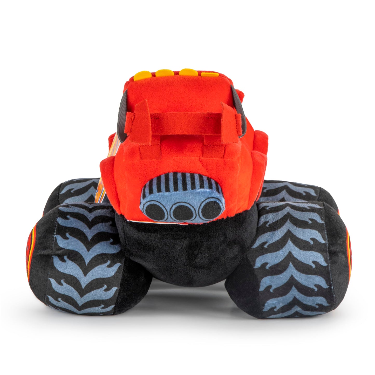 Jay Franco Monster Truck Plush Pillow Buddy - Soft Plushie Stuffed Pillow, Red - Blaze