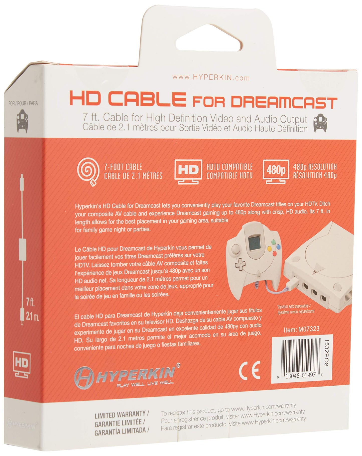 Hyperkin HD Cable for Dreamcast